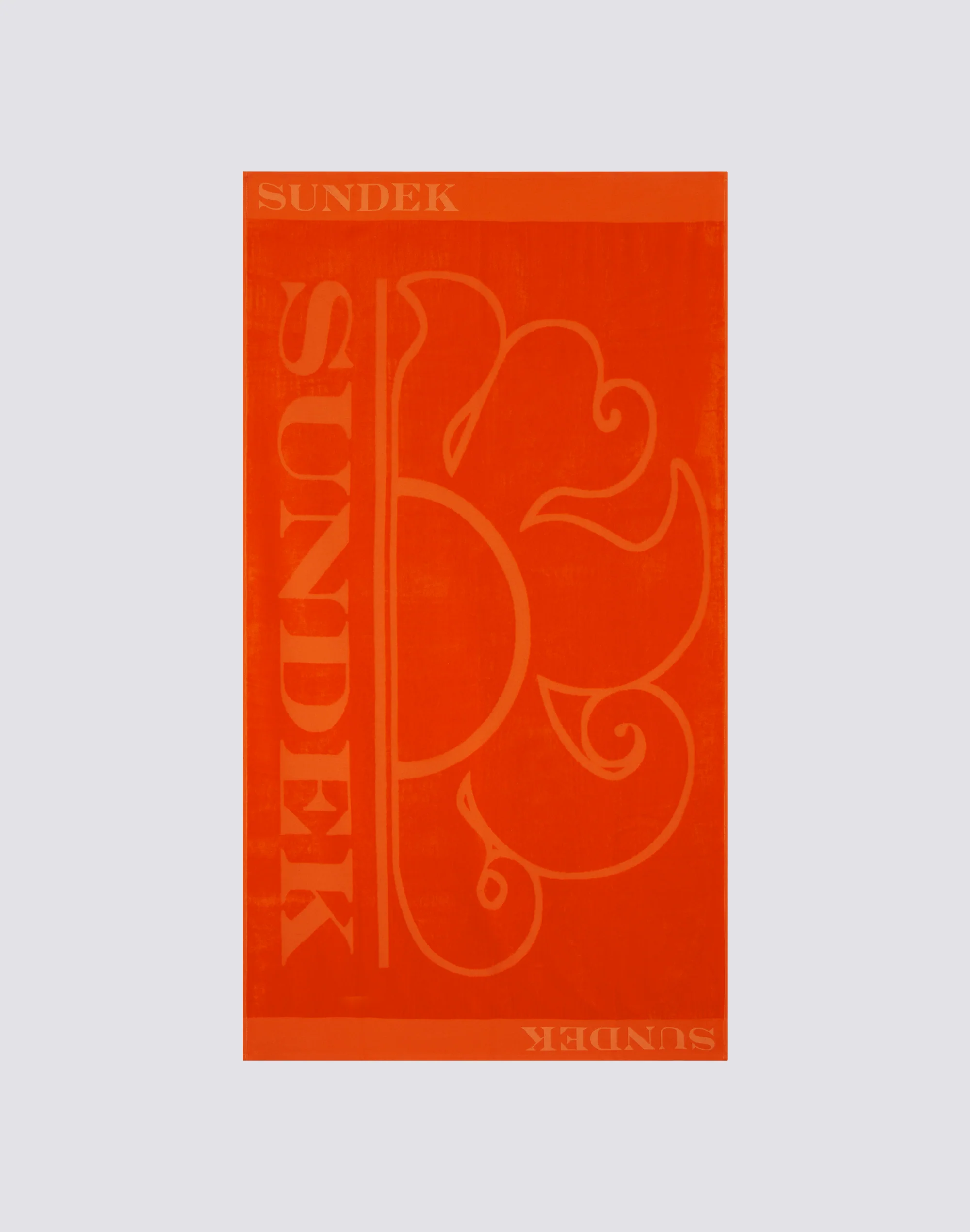 JACQUARD BEACH TOWEL WITH LOGO