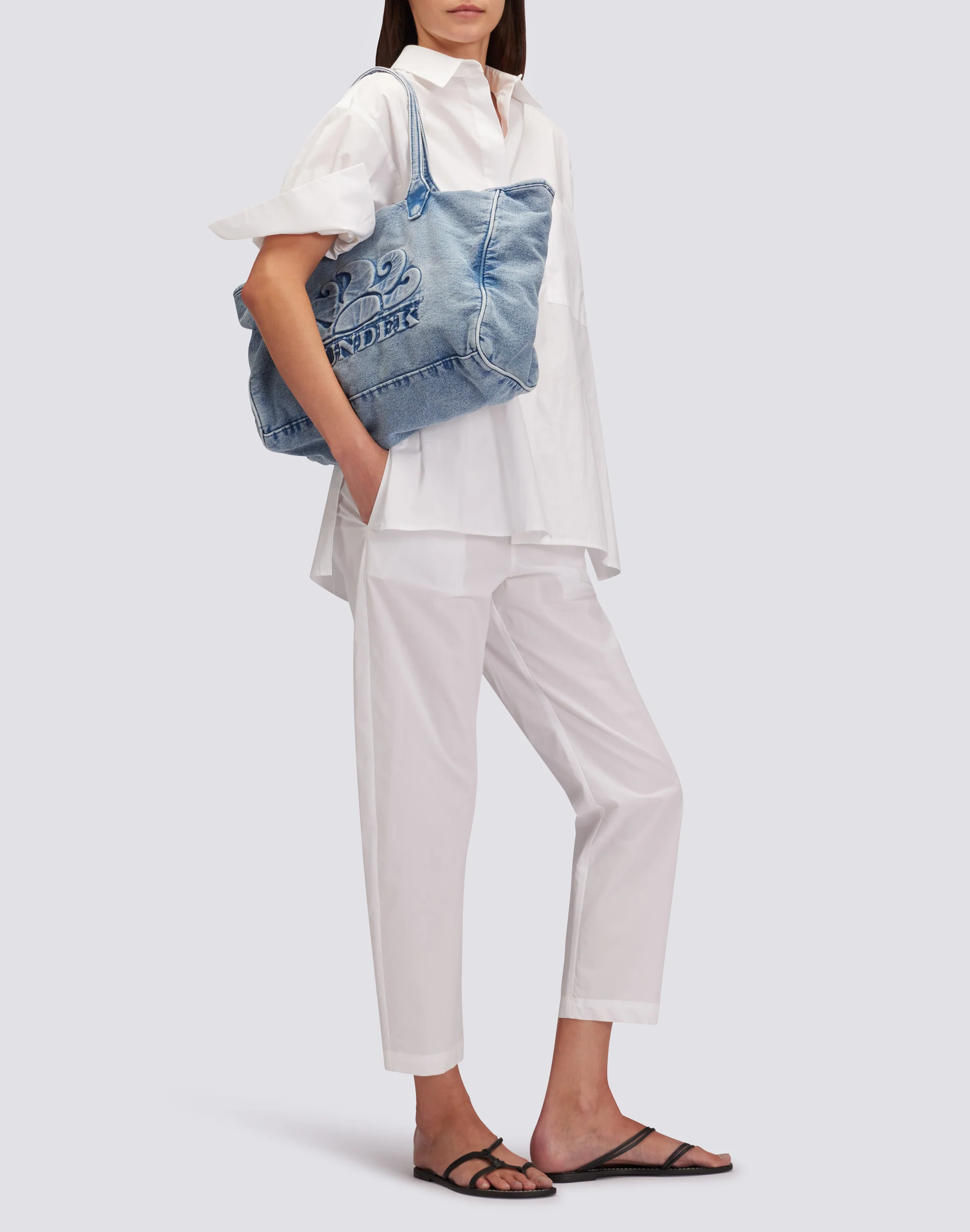 ROBERTS - GARMENT DYED REGULAR TOTE BAG - Image 5