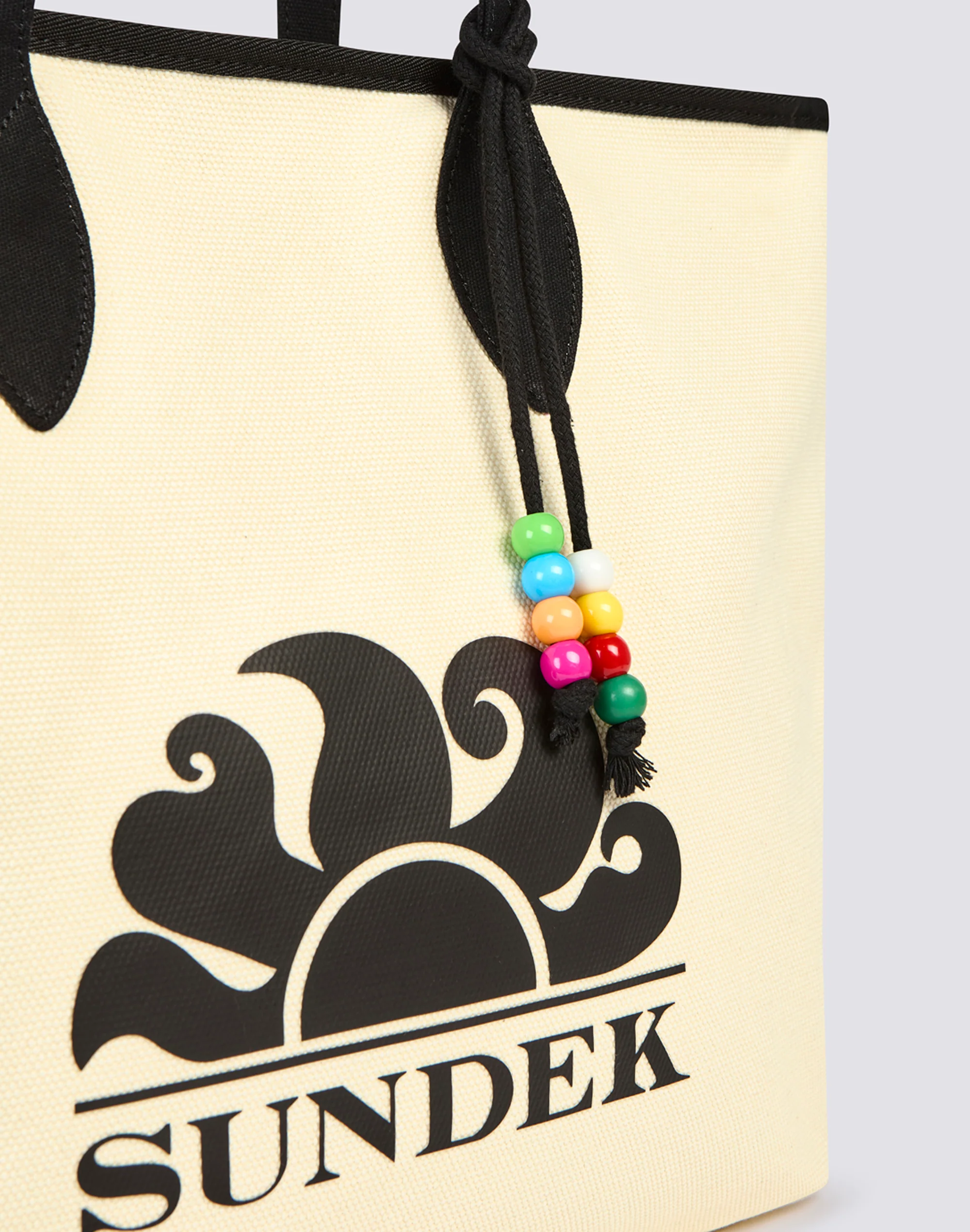 JOLIE - REGULAR TOTE BAG WITH RAINBOW BEADS - Image 4