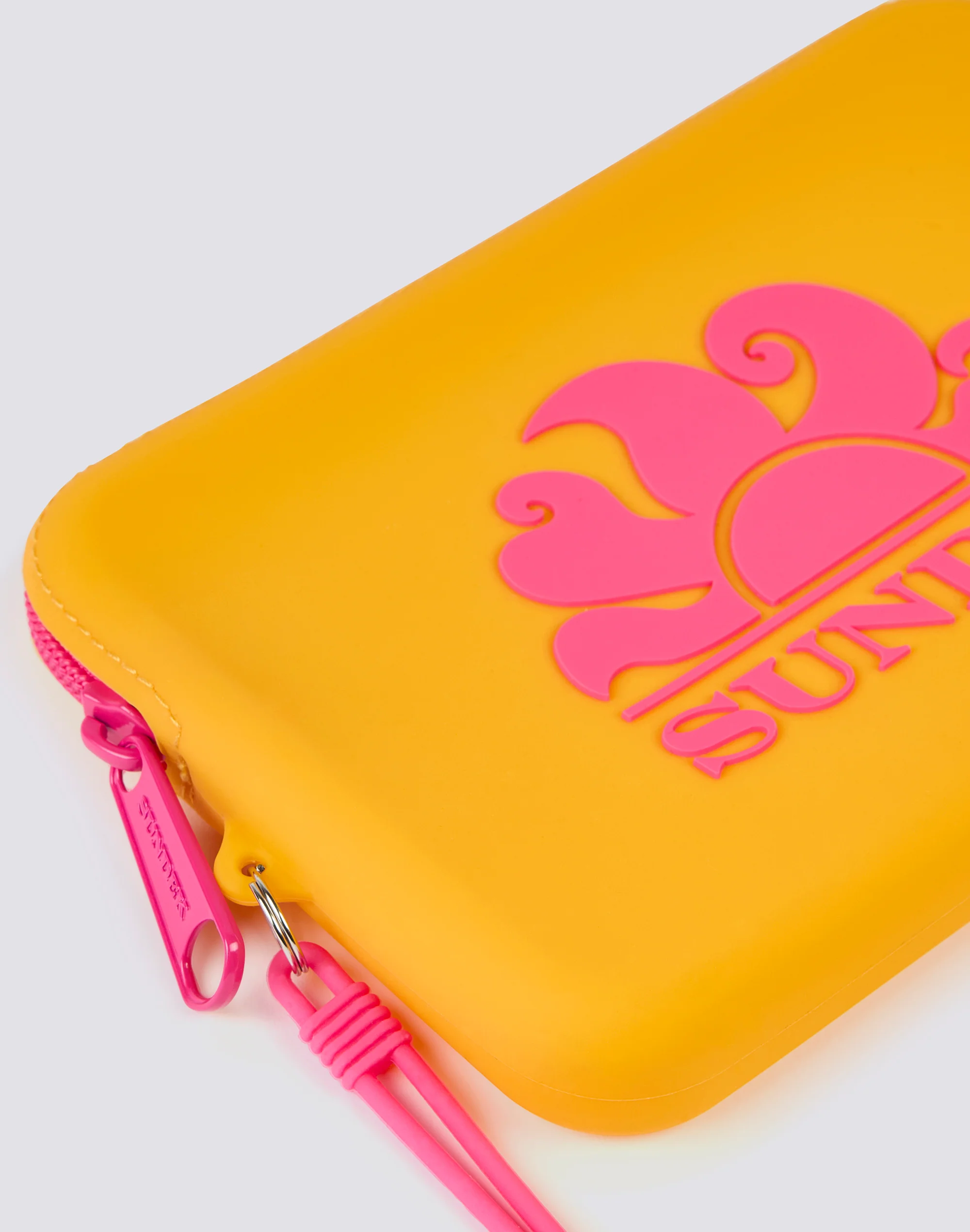 MINI RUBBER CLUTCH BAG WITH LOGO - Image 3
