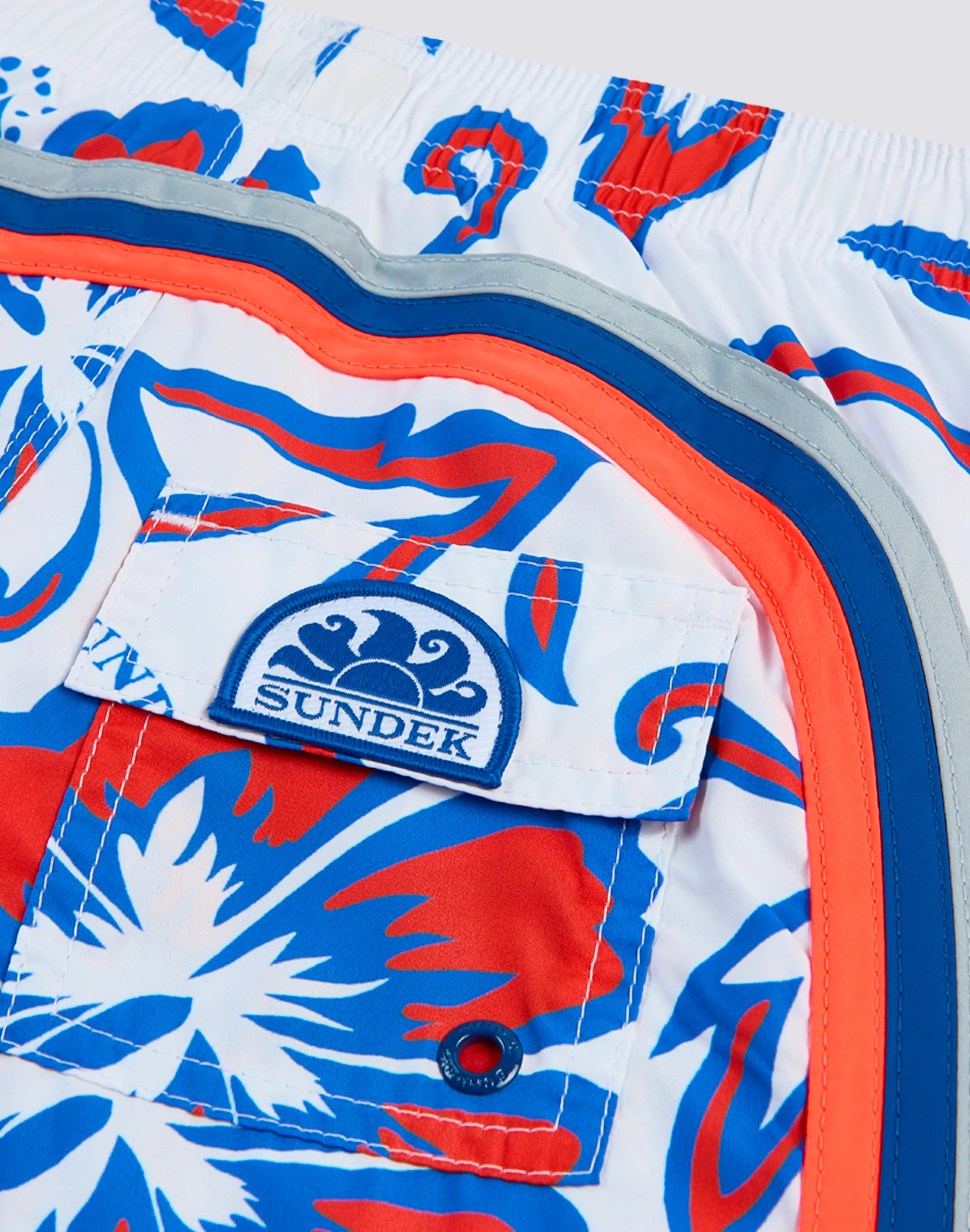 REPREVE® ELASTICATED WAIST SHORT SWIMSHORTS WITH SK23 PRINT - Image 3
