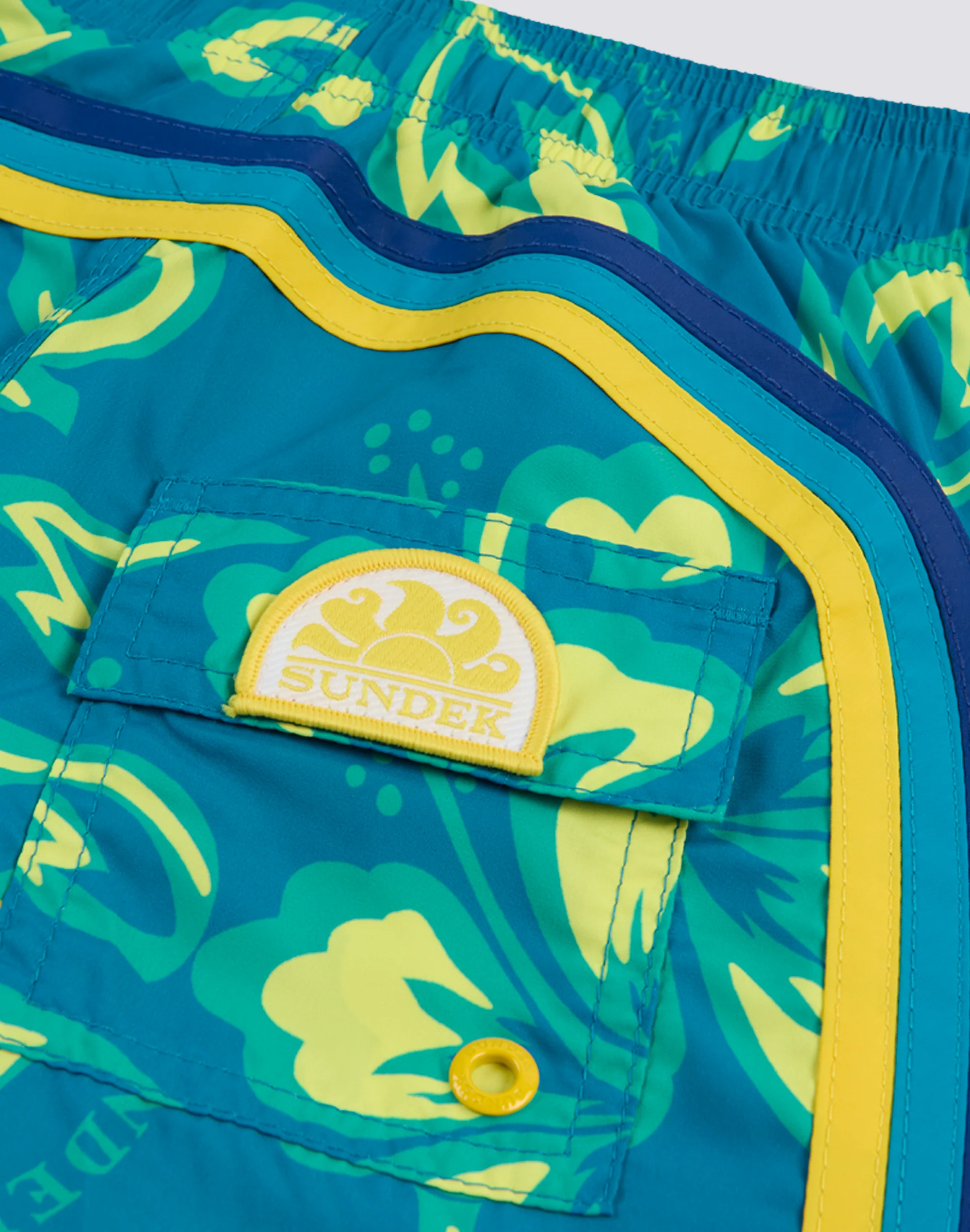 REPREVE® ELASTICATED WAIST SHORT SWIMSHORTS WITH SK23 PRINT - Image 3
