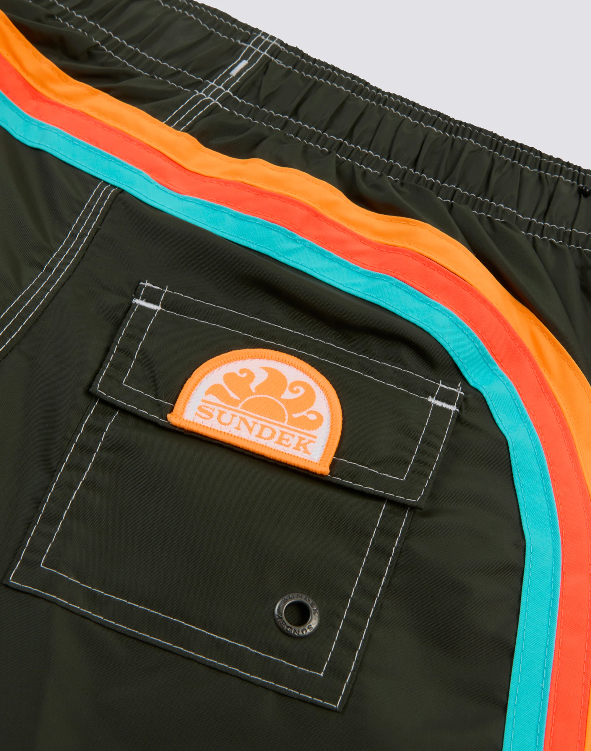 BOY’S SWIMSHORTS SHORT ELASTICATED WAIST ICONIC TAFFETA - Image 3