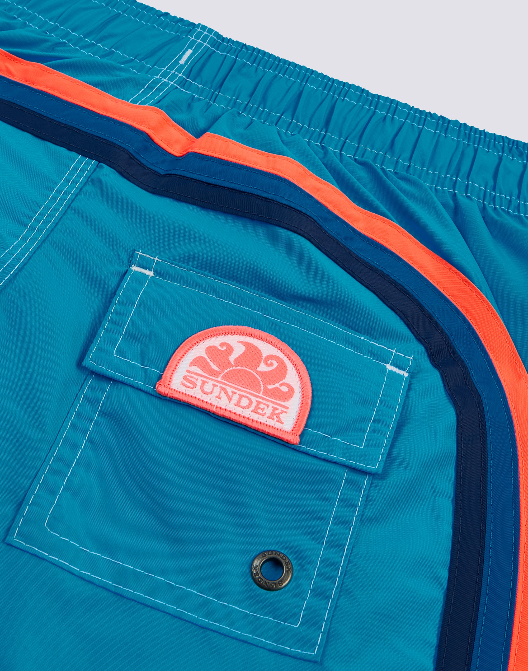 BOY’S SWIMSHORTS SHORT ELASTICATED WAIST ICONIC TAFFETA - Image 3
