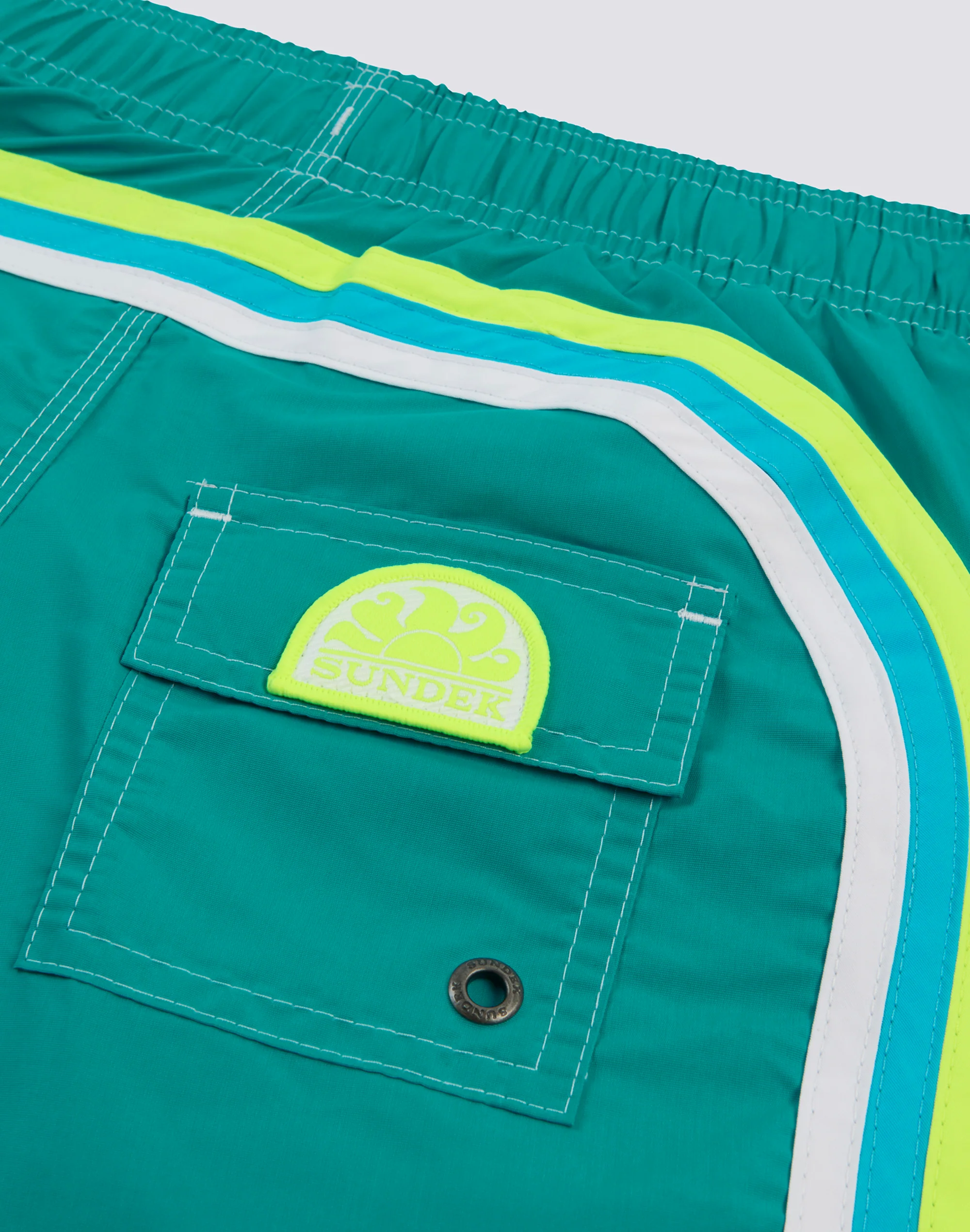 BOY’S SWIMSHORTS SHORT ELASTICATED WAIST ICONIC TAFFETA - Image 3