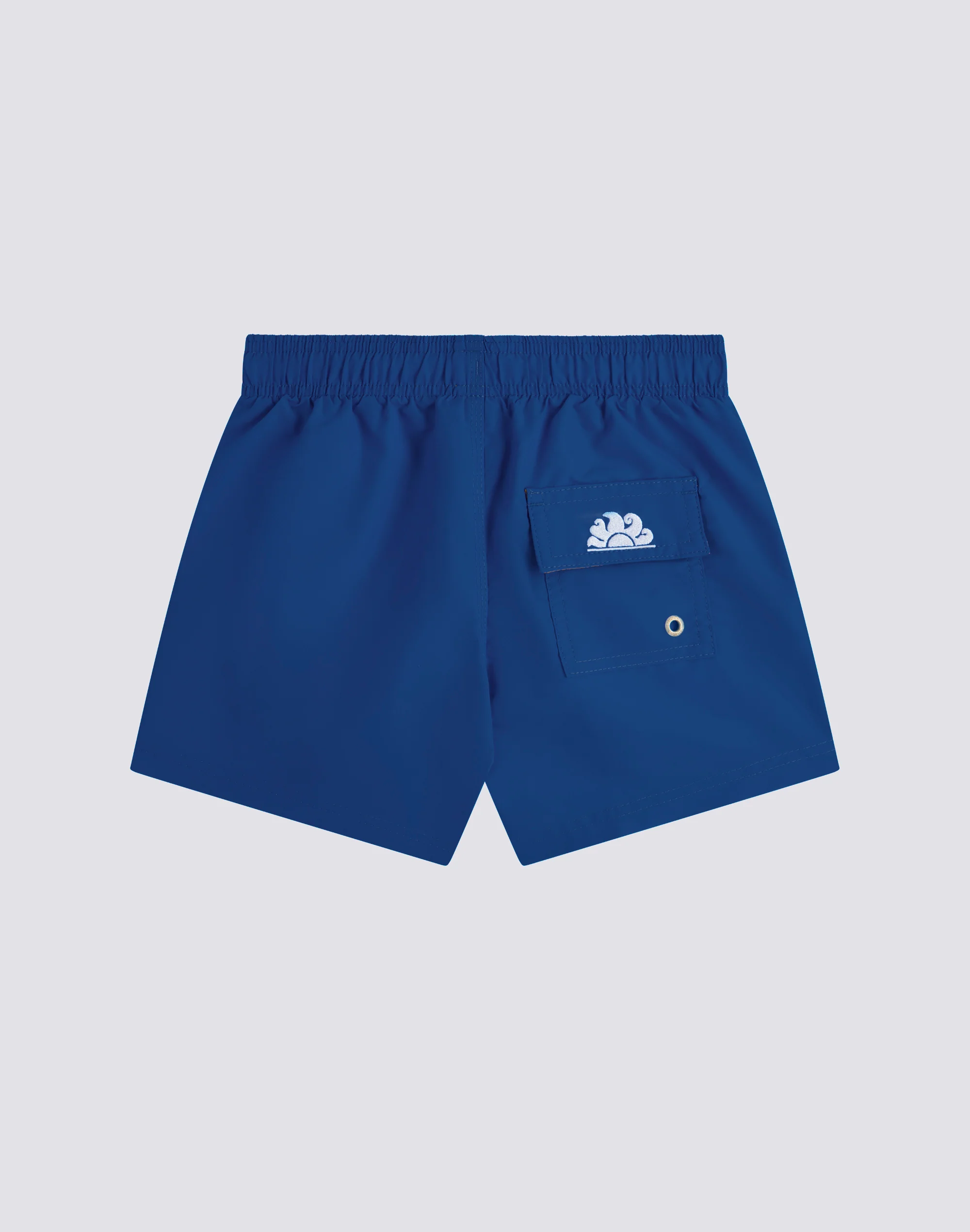 ICONIC TAFFETA ELASTICATED WAIST SHORT SWIMSHORTS WITH RAINBOW EMBROIDERY - Image 2
