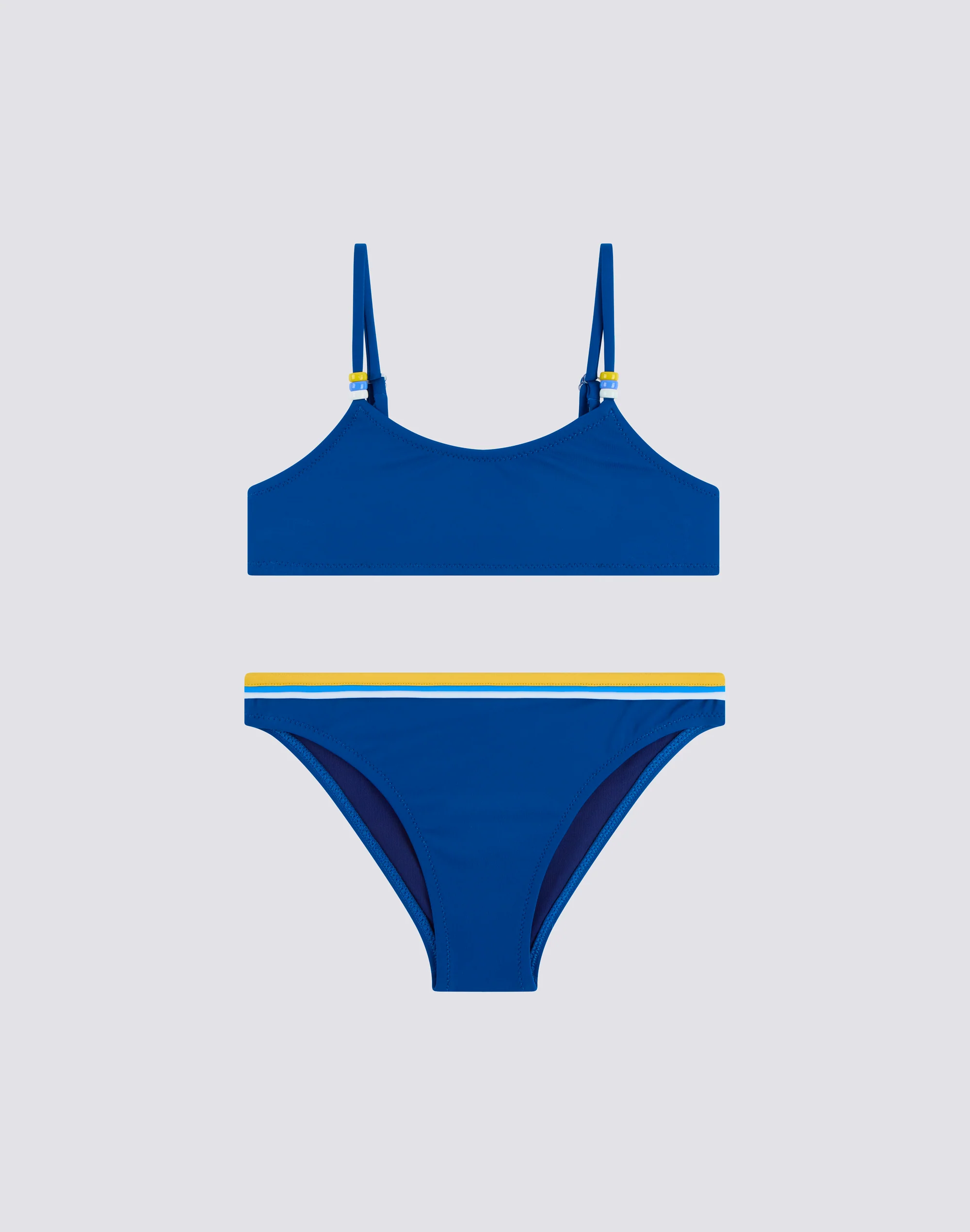 GIRLS' BIKINI WITH ADJUSTABLE TOP AND FIXED BOTTOMS