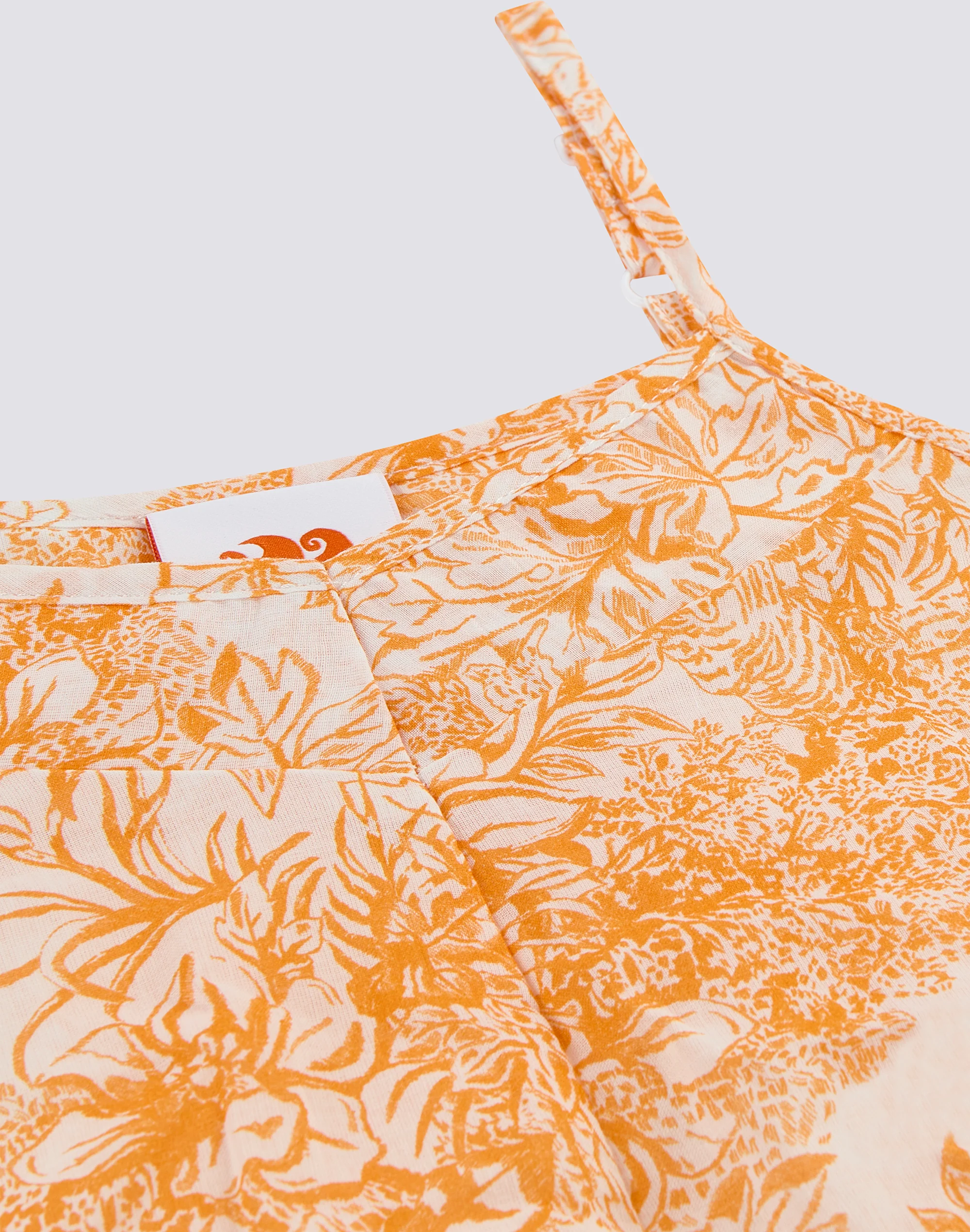 TOP WITH LACES WITH FLEUR DE JOIE PRINT - Image 3