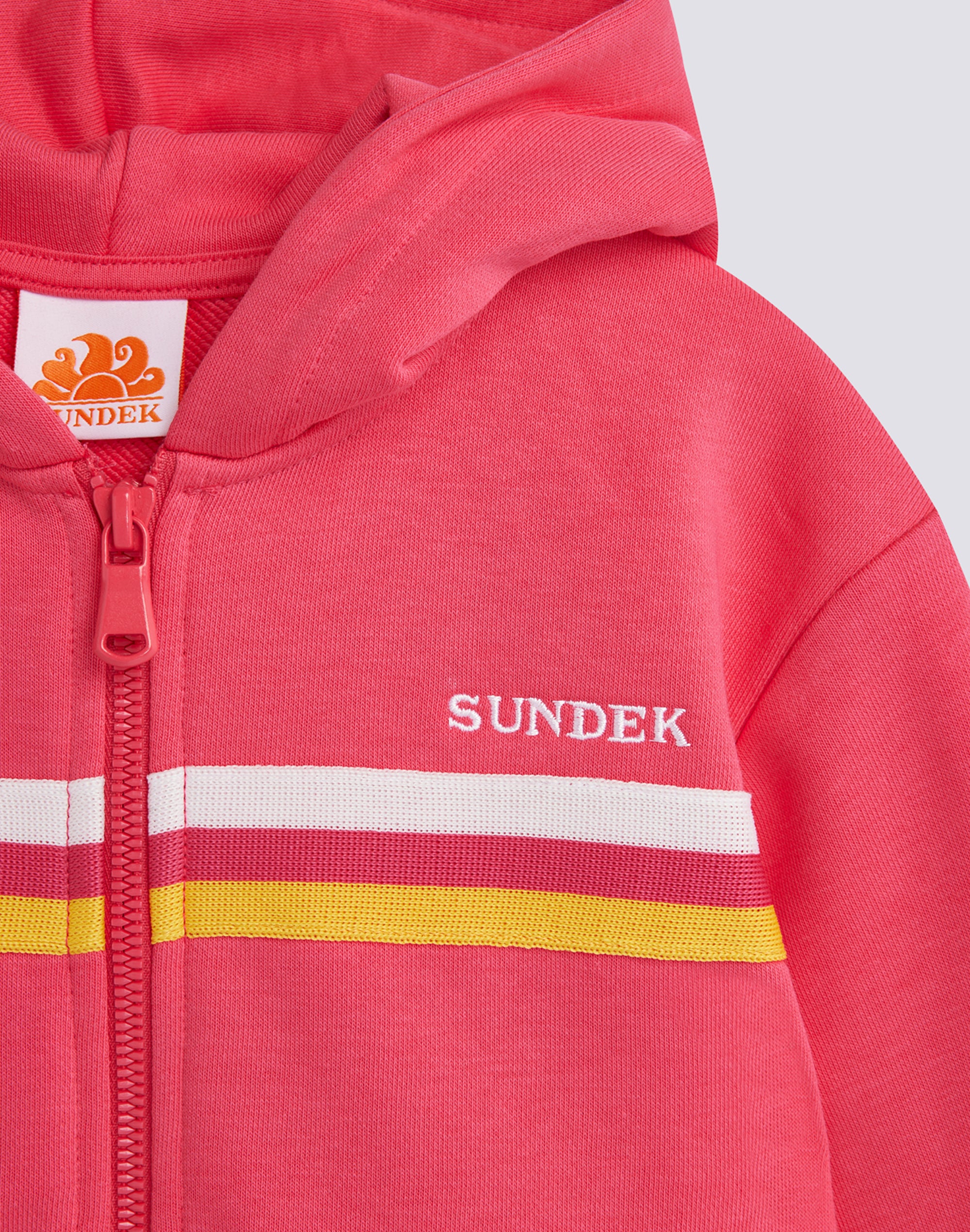HOODIE WITH RAINBOW TRICOLOUR - Image 3