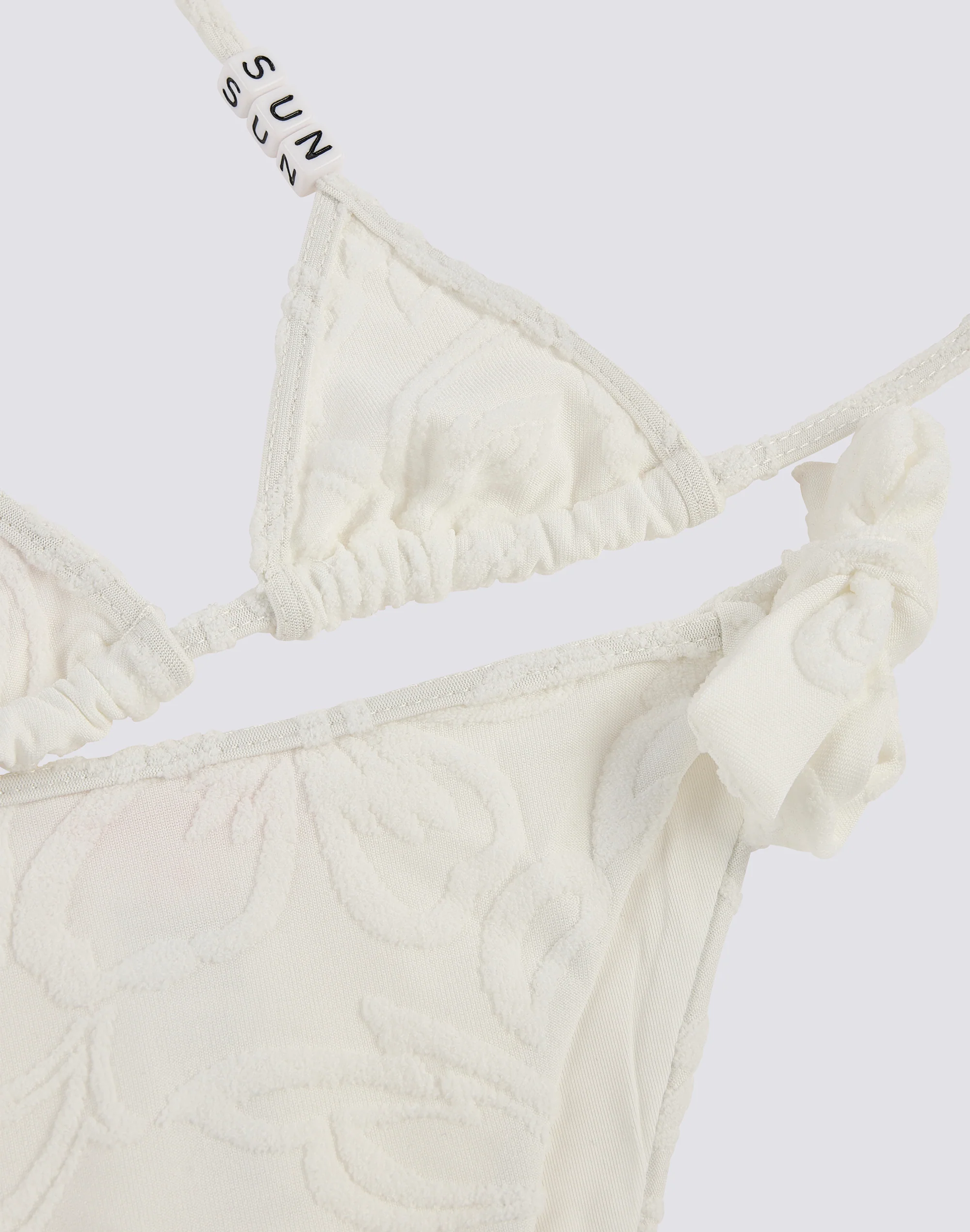 JACQUARD TERRY MINI BIKINI SWIMSUIT WITH SK23 PATTERN - Image 3