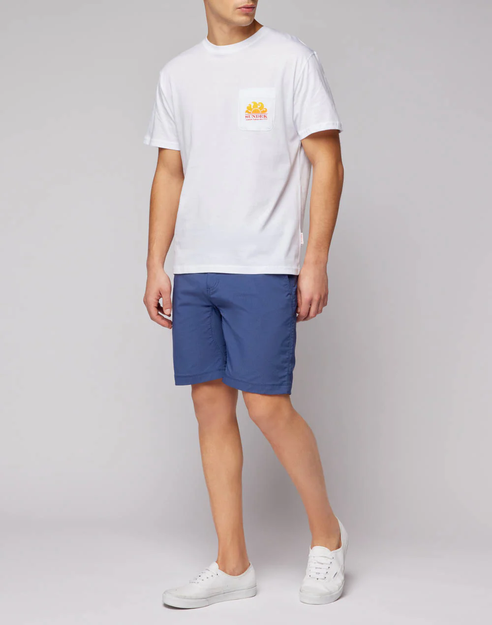 NEW HERBERT CREW NECK T-SHIRT WITH  MAXI-LOGO - Image 3