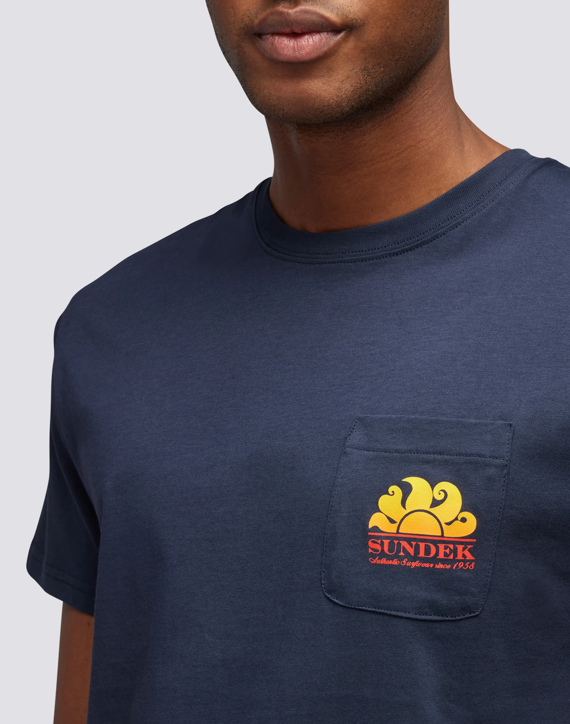 NEW HERBERT CREW NECK T-SHIRT WITH  MAXI-LOGO - Image 4