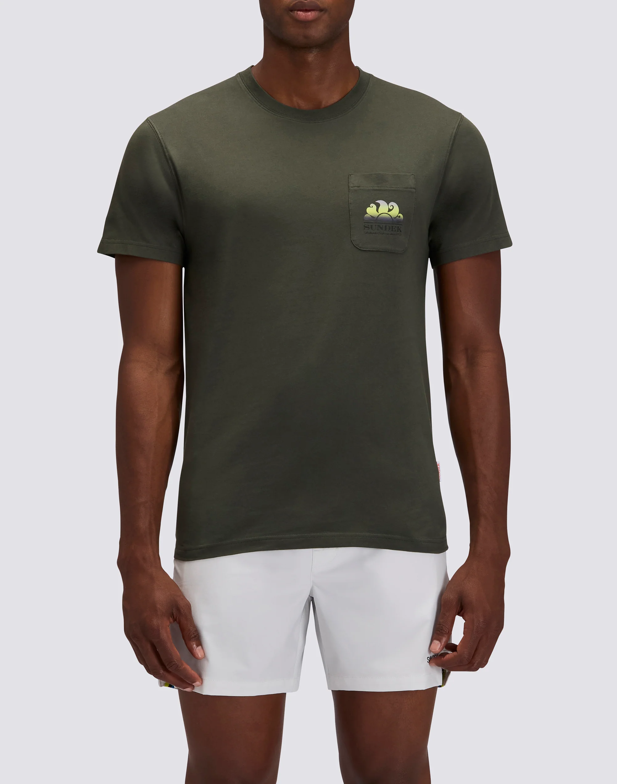 NEW HERBERT CREW NECK T-SHIRT WITH MAXI LOGO - Image 2