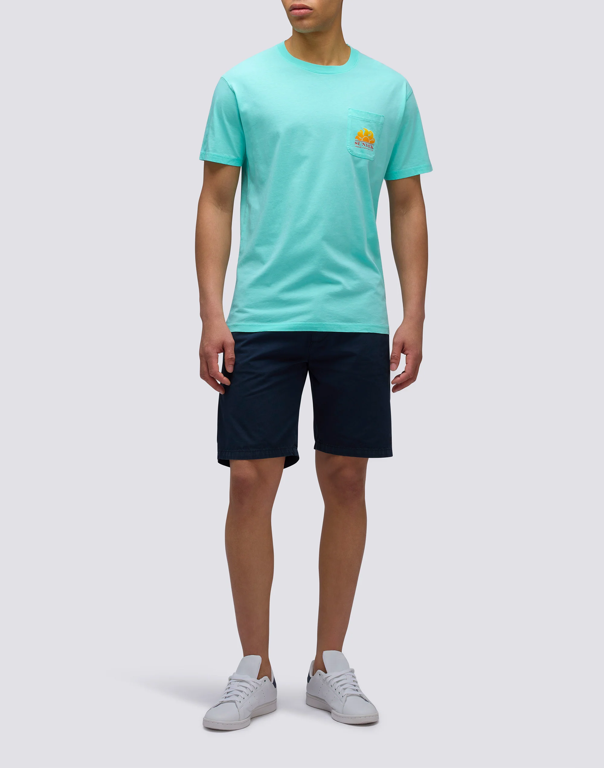 NEW HERBERT CREW NECK T-SHIRT WITH MAXI-LOGO - Image 3