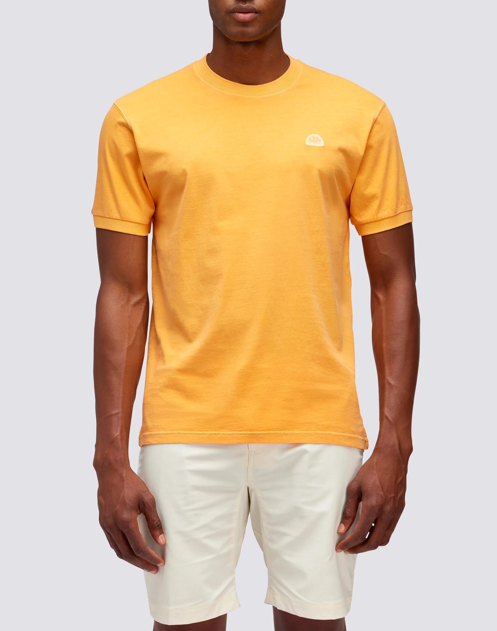 NEW DEY GARMENT DYED CREW NECK T-SHIRT WITH LOGO - Image 2
