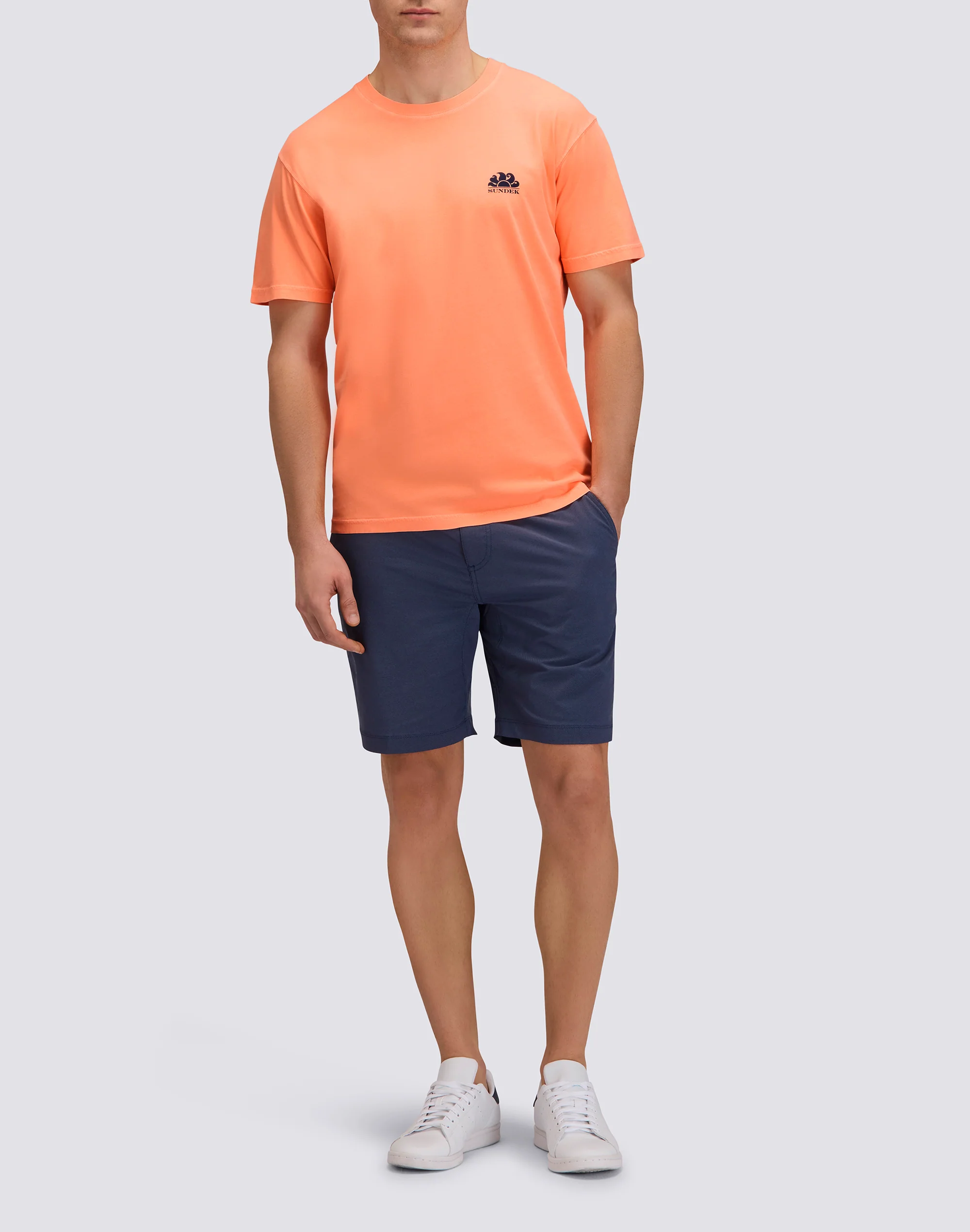MEN'S CREW NECK GARMENT DYED T-SHIRT - Image 3