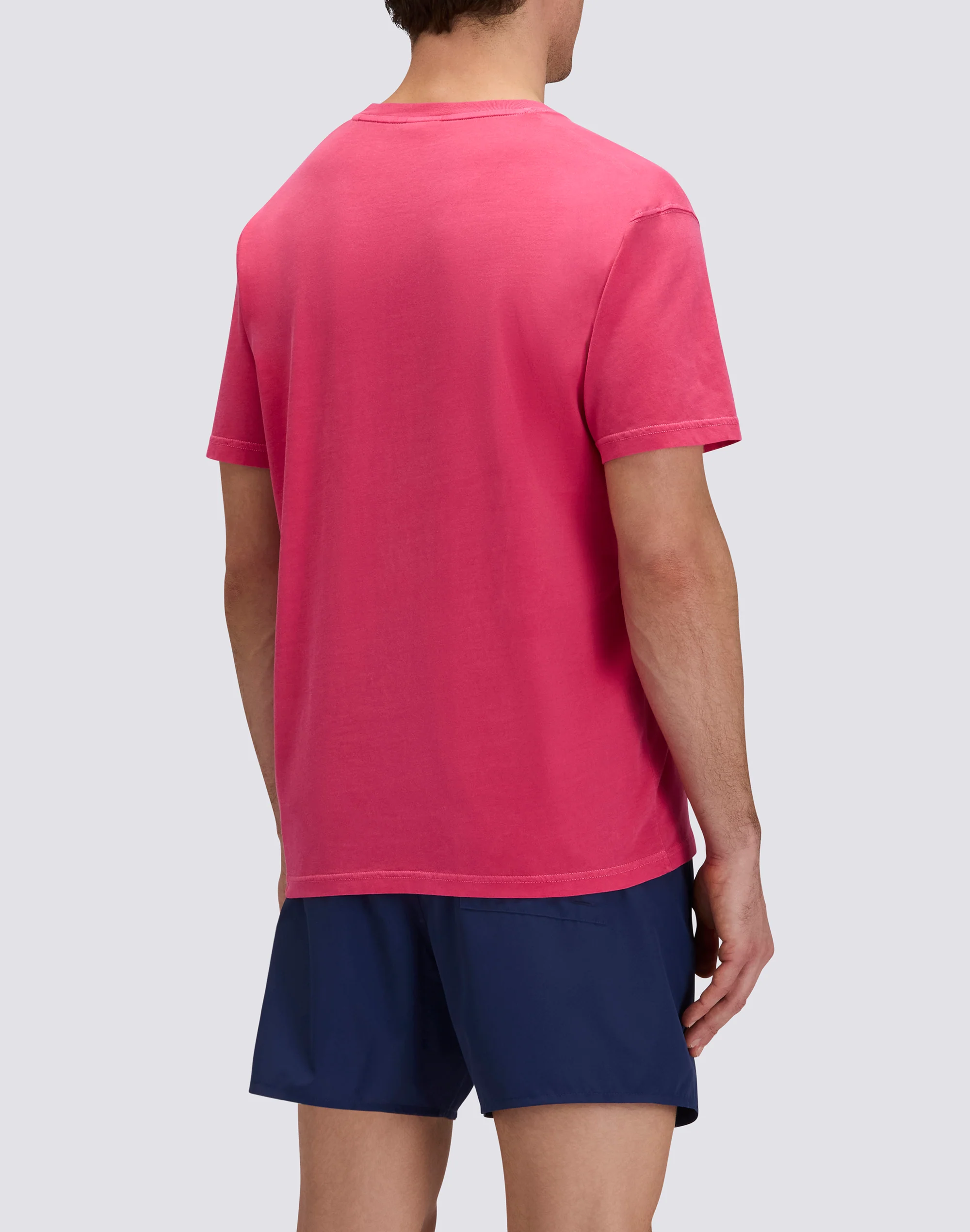 MEN'S CREW NECK GARMENT DYED T-SHIRT - Image 2