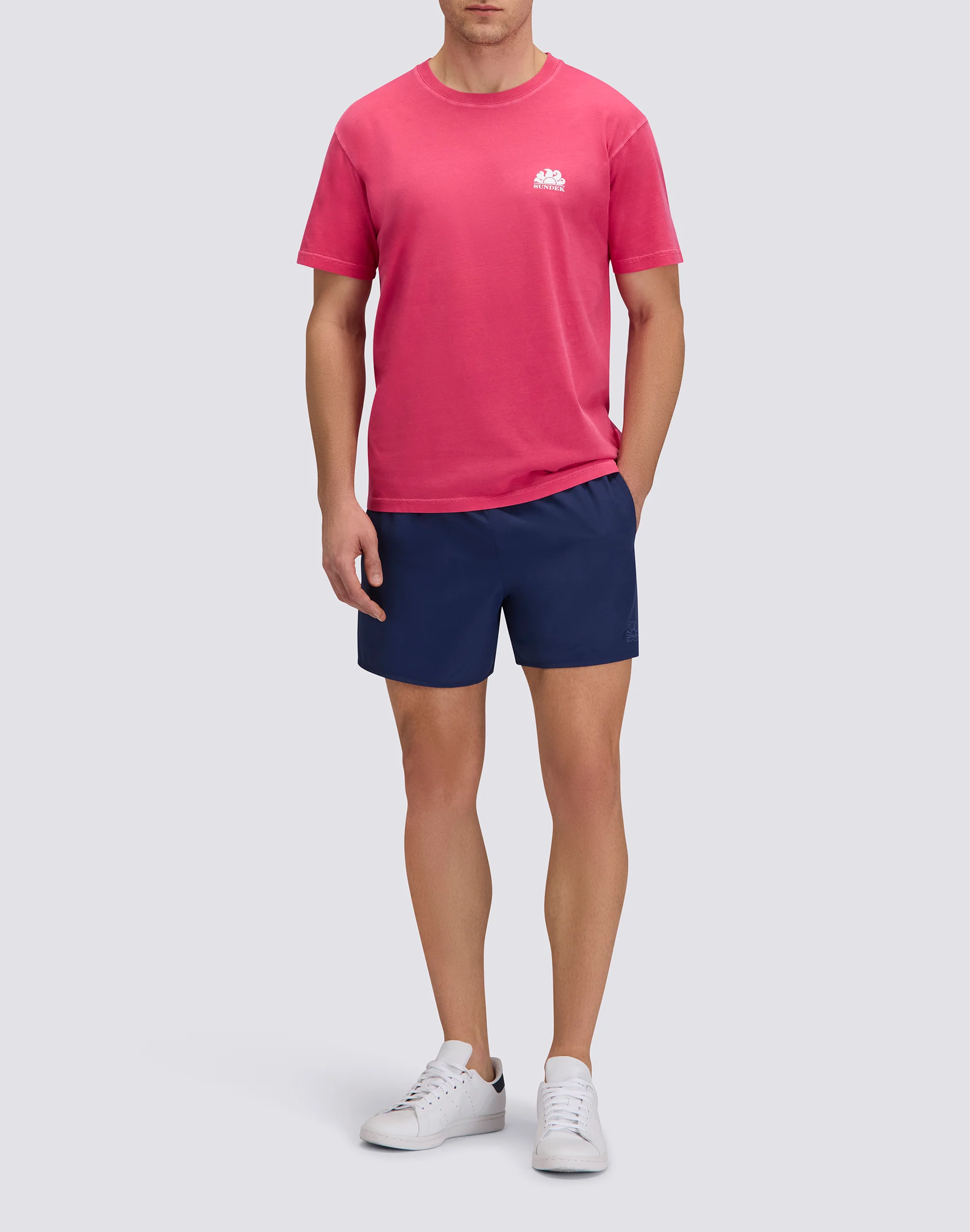MEN'S CREW NECK GARMENT DYED T-SHIRT - Image 3