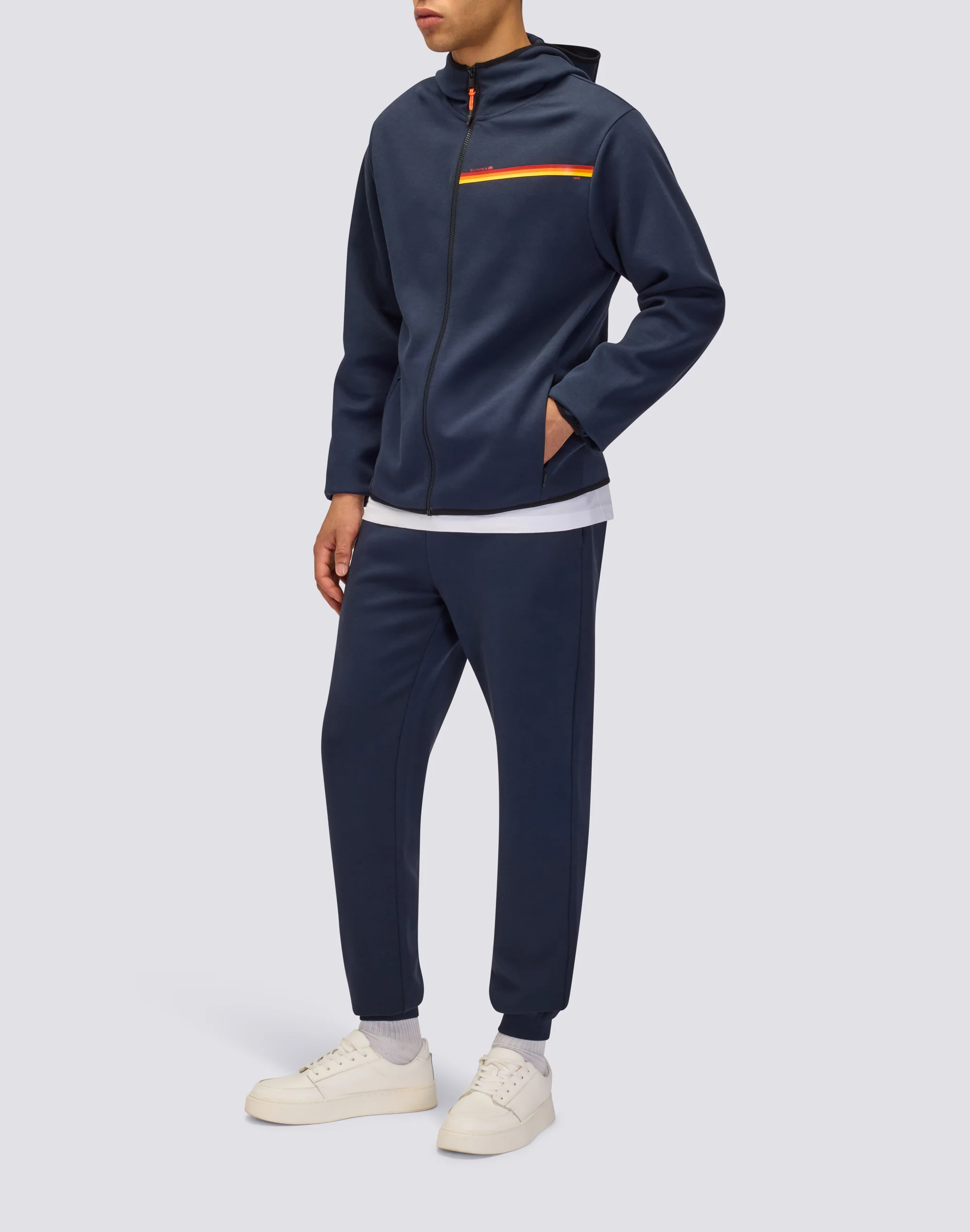 SUNDEK 1958 TRICOLOUR HOODIE - Image 3