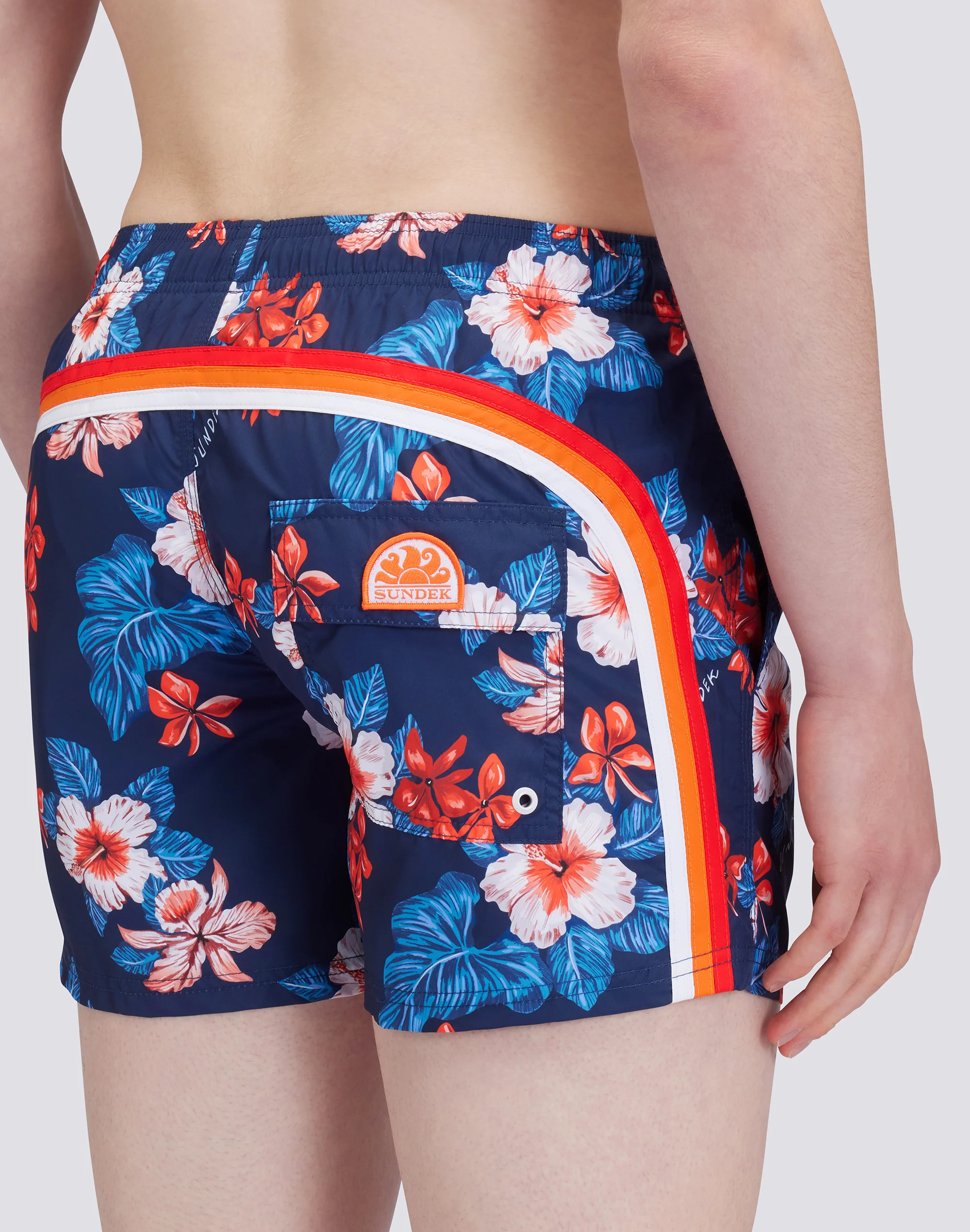 REPREVE® ELASTICATED WAIST SHORT SWIMSHORTS WITH HEAVEN DREAM PRINT - Image 3