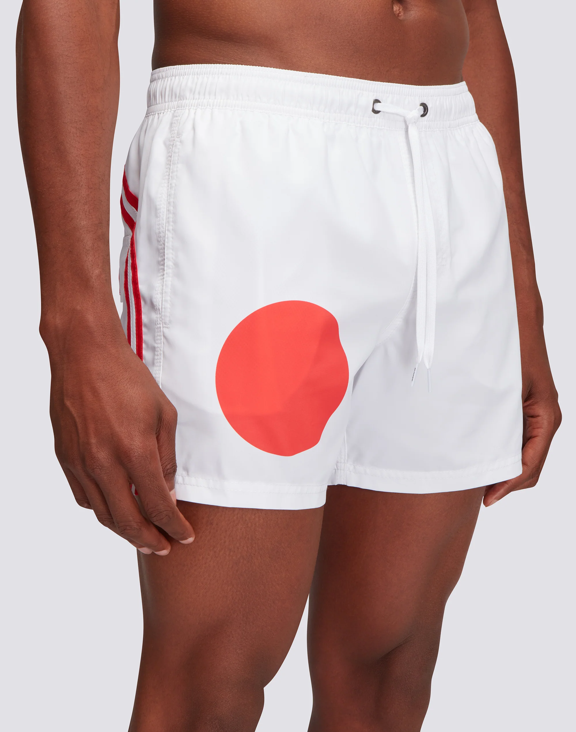 SHORT SWIM SHORTS WITH AN ELASTICATED WAISTBAND RECYCLED POLYESTER REPREVE® JAPAN FLAG - Image 4