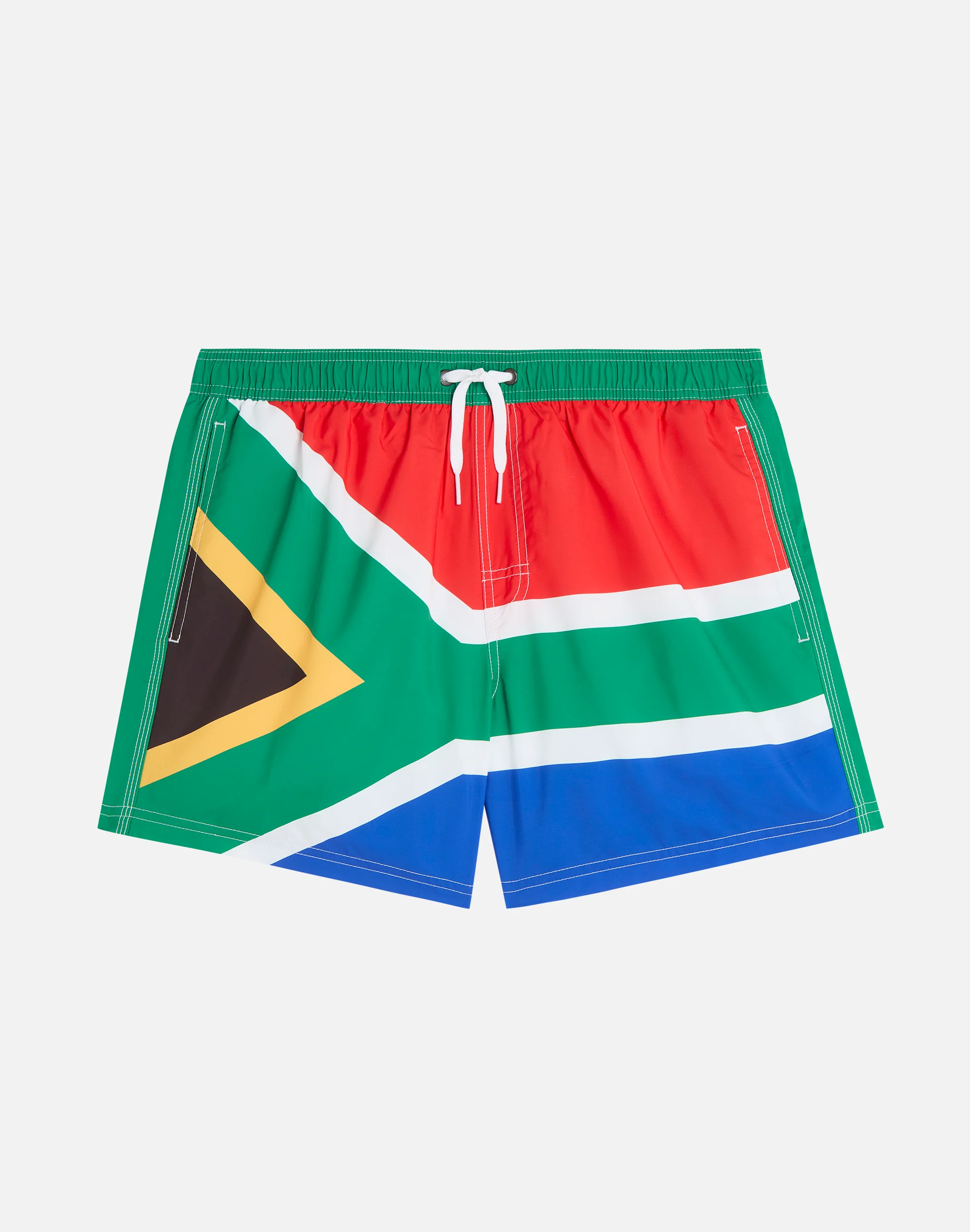 SHORT SWIM SHORTS WITH AN ELASTICATED WAISTBAND RECYCLED POLYESTER REPREVE® SOUTH AFRICA FLAG - Image 5