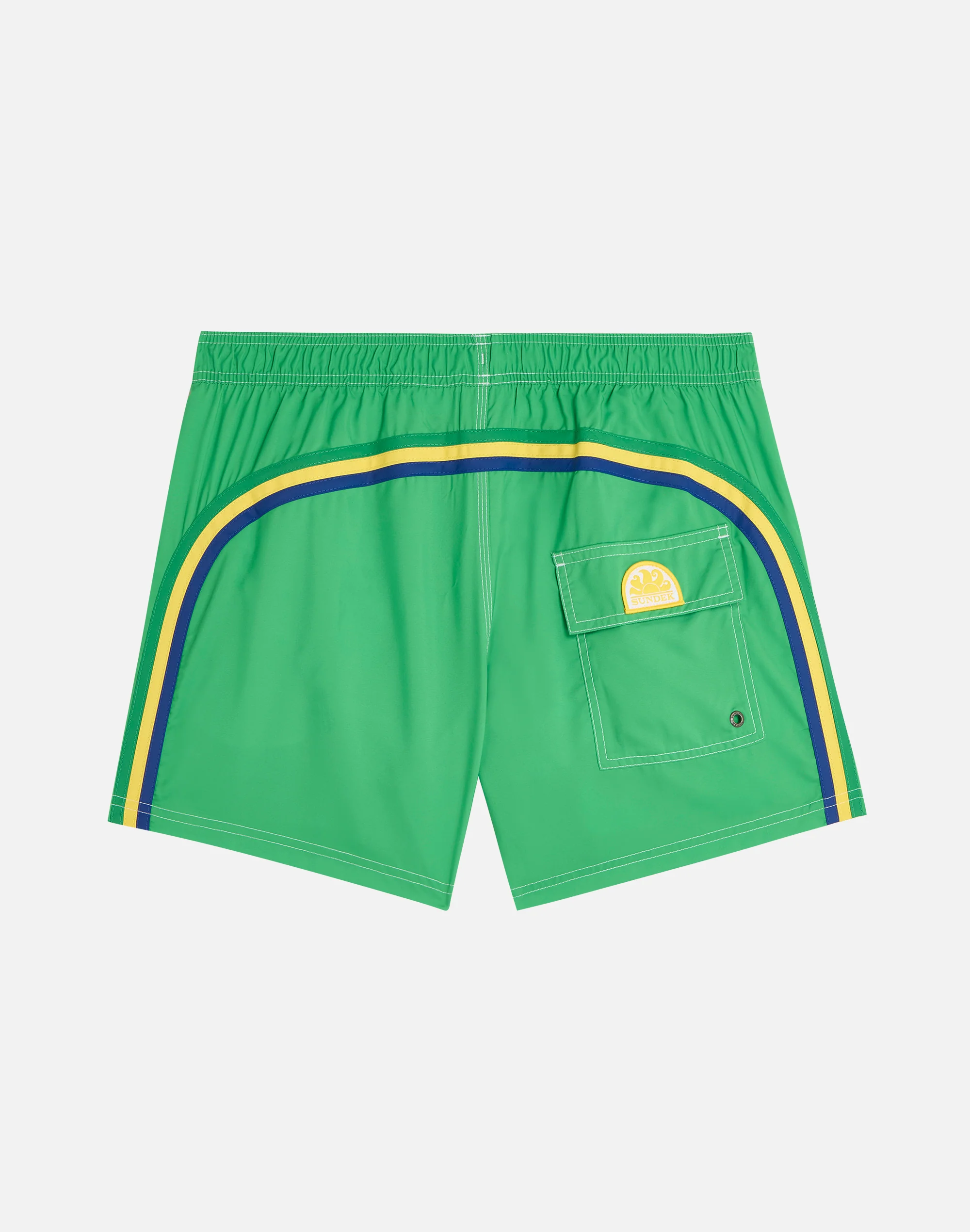 SHORT SWIM SHORTS WITH AN ELASTICATED WAISTBAND RECYCLED POLYESTER REPREVE® BRAZIL FLAG - Image 6