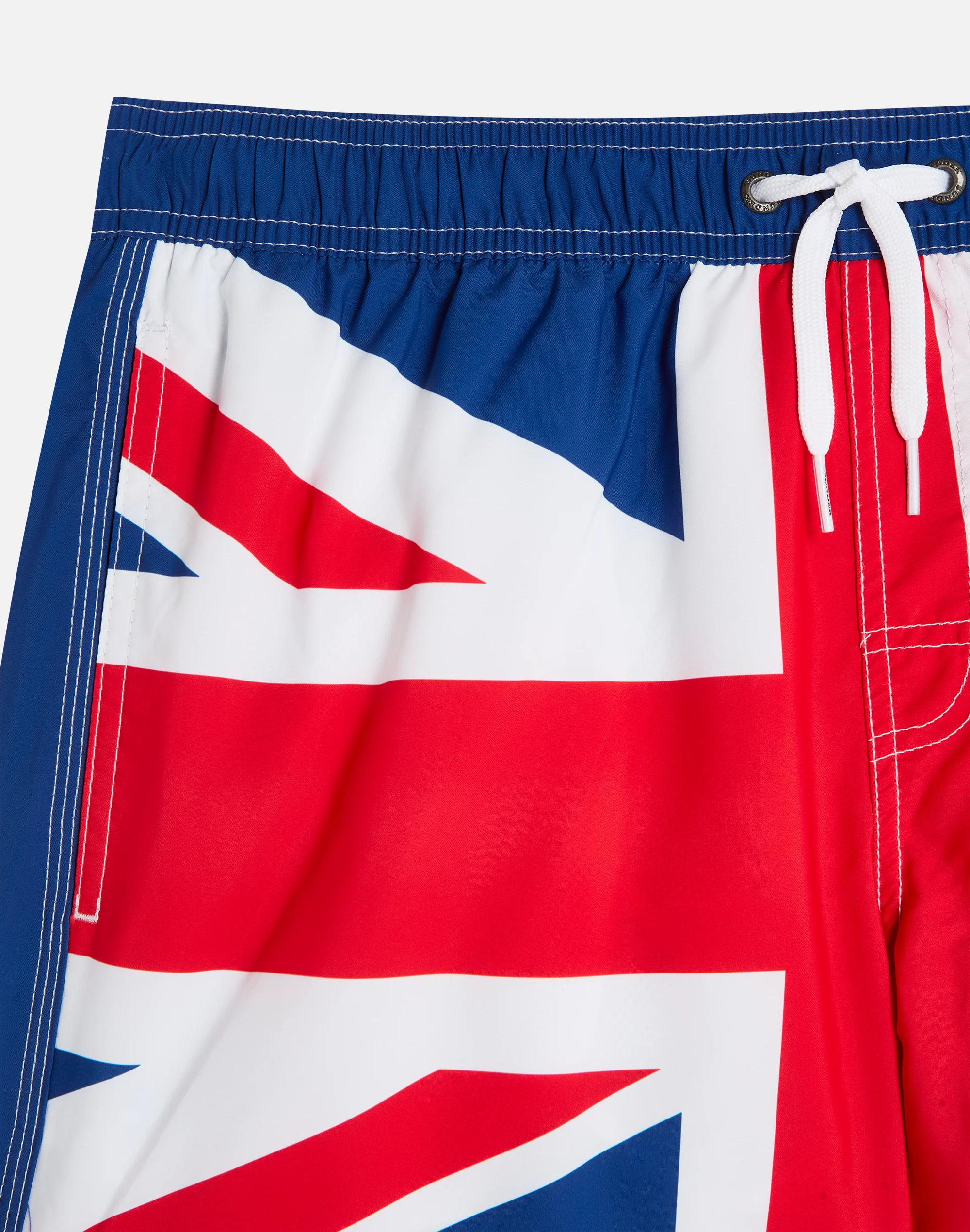 SHORT SWIM SHORTS WITH AN ELASTICATED WAISTBAND RECYCLED POLYESTER REPREVE® UNITED KINGDOM FLAG - Image 7