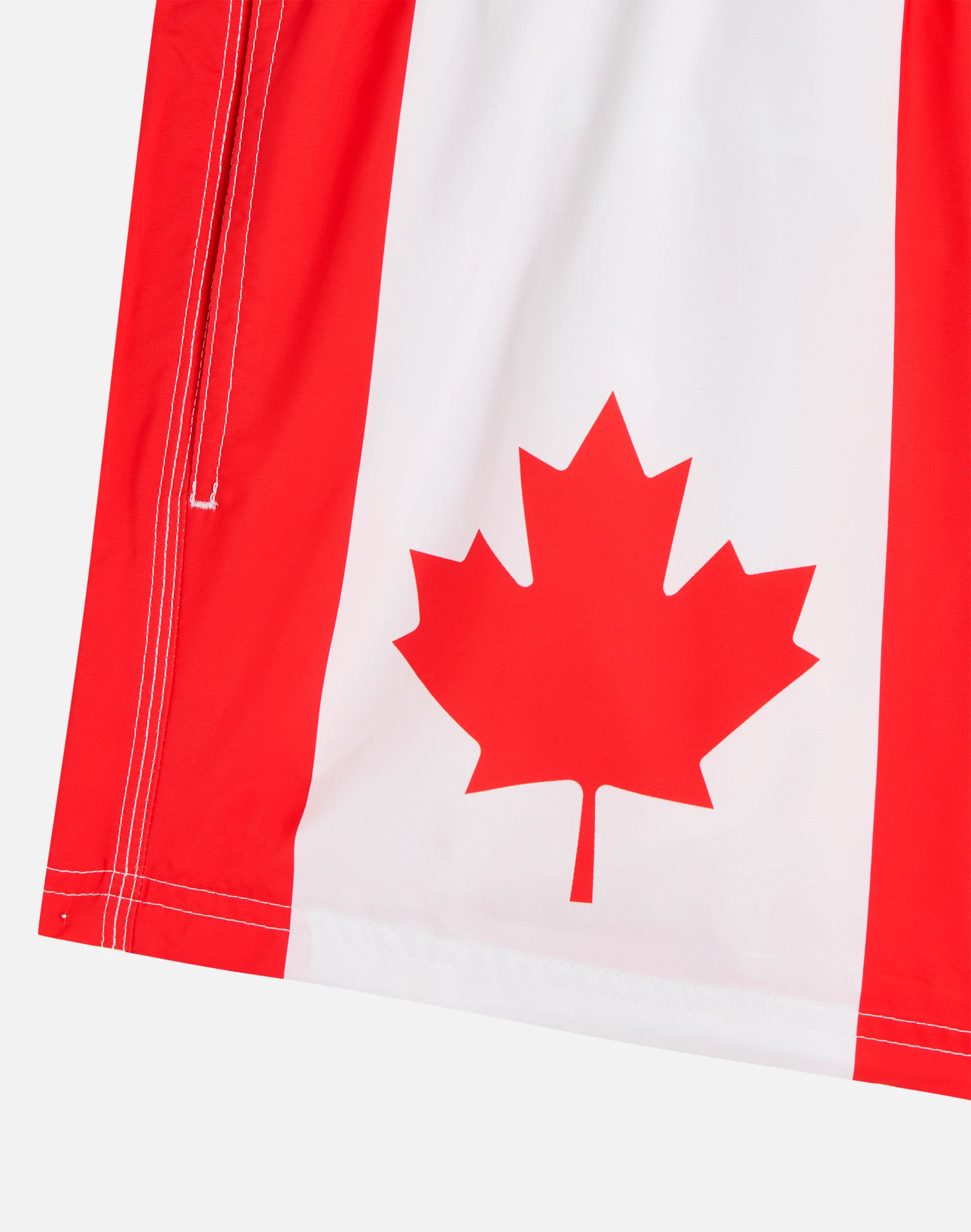 SHORT SWIM SHORTS WITH AN ELASTICATED WAISTBAND RECYCLED POLYESTER REPREVE® CANADA FLAG - Image 7