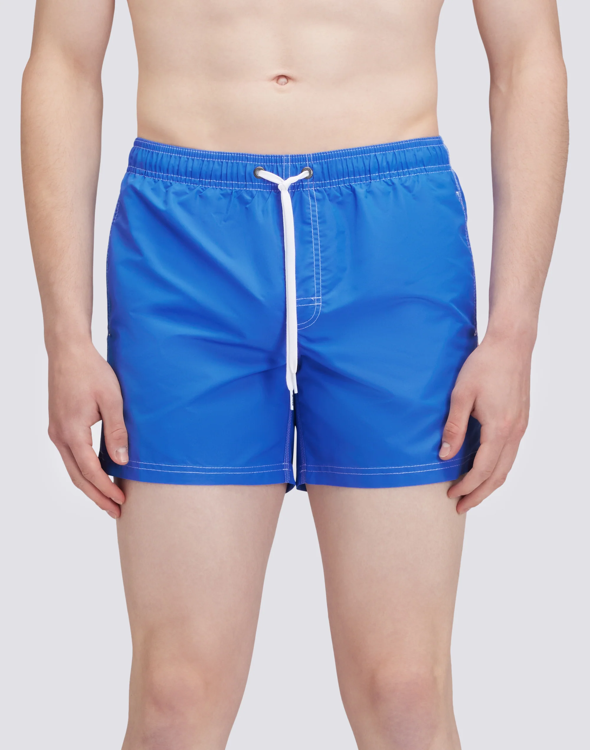 ICONIC TAFFETA SHORT SWIMSHORTS WITH ELASTIC WAIST  - Image 2