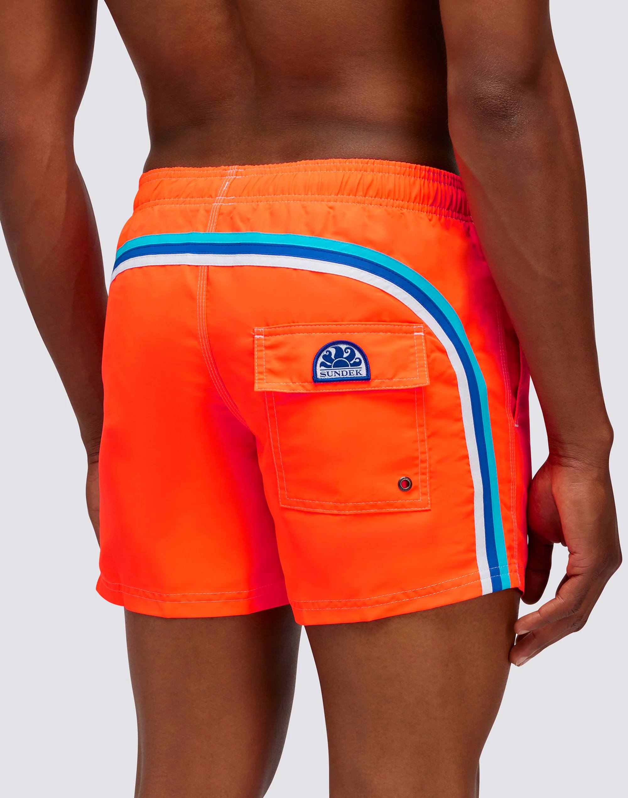 ICONIC TAFFETA SHORT SWIMSHORTS WITH ELASTIC WAIST - Image 3