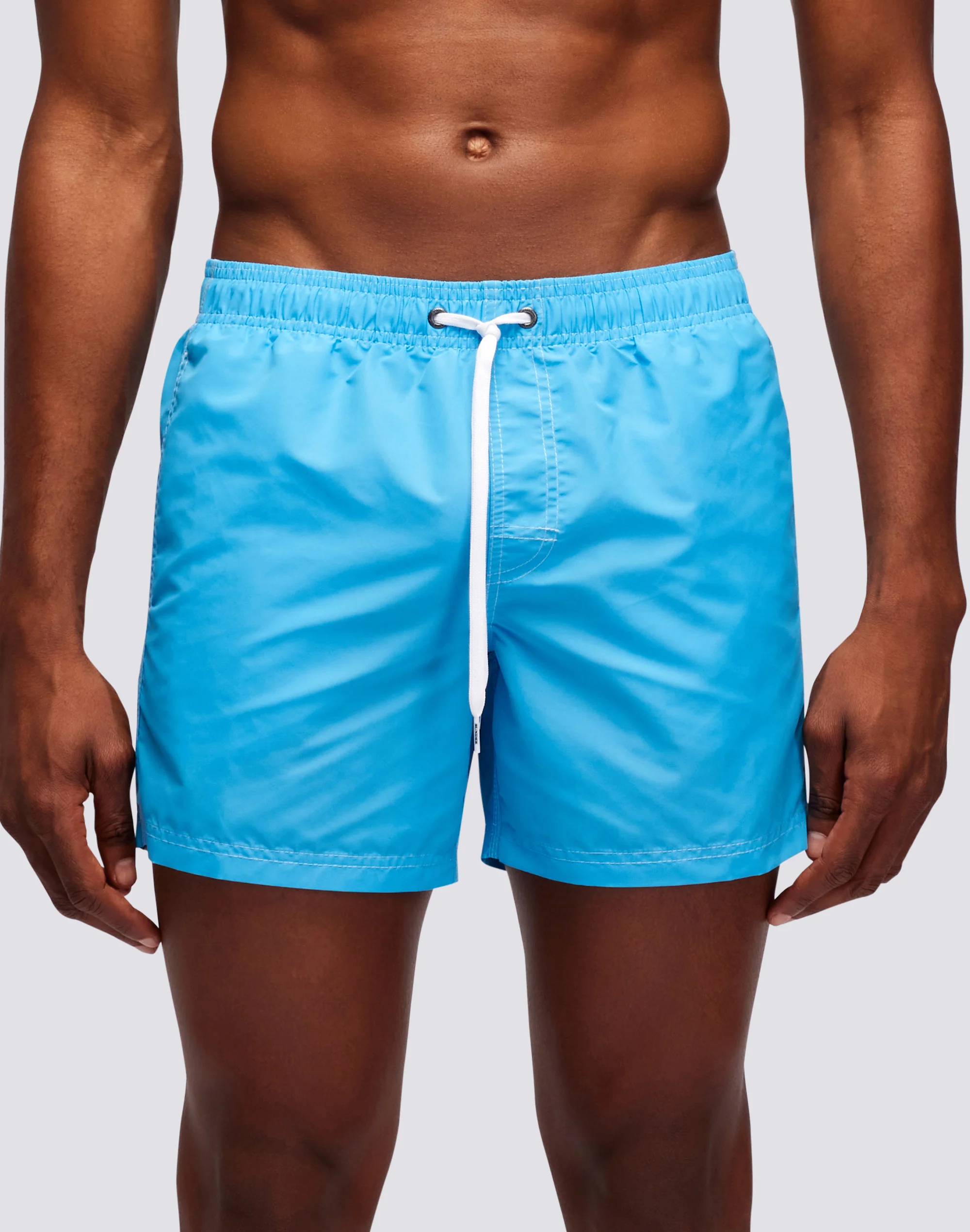 SHORT SWIM SHORTS WITH AN ELASTICATED WAISTBAND ICONIC TAFFETA ITALIAN FLAG - Image 4