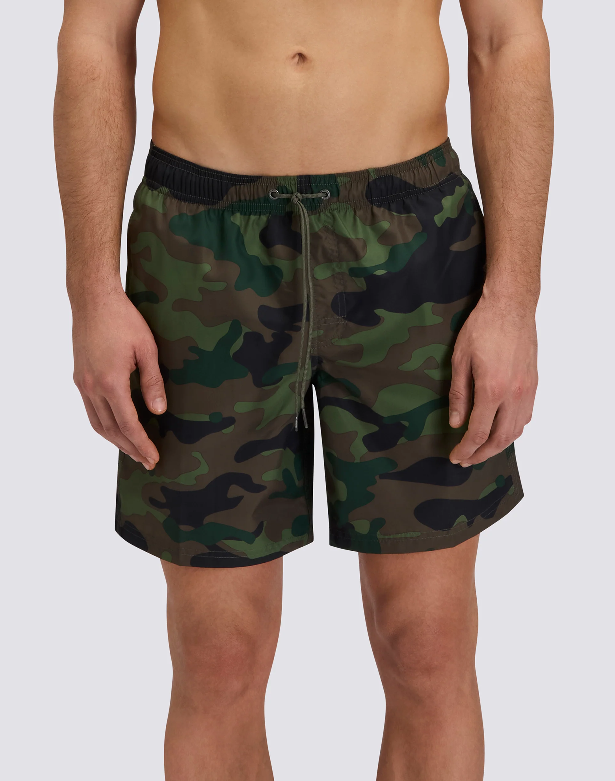MID-RISE SWIMSHORTS WITH REPREVE® RECYCLED POLYESTER CAMOU PRINT - Image 2
