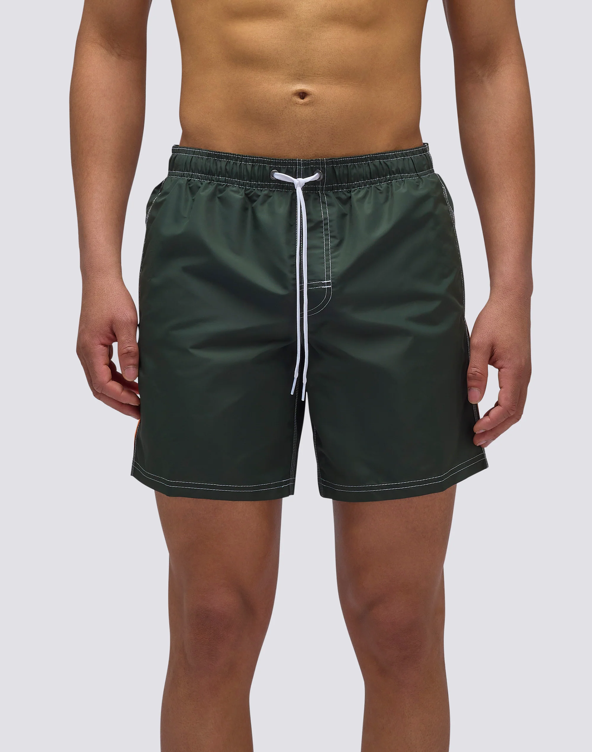 ICONIC TAFFETA MID-LENGTH ELASTIC WAIST SWIMSUIT - Image 2