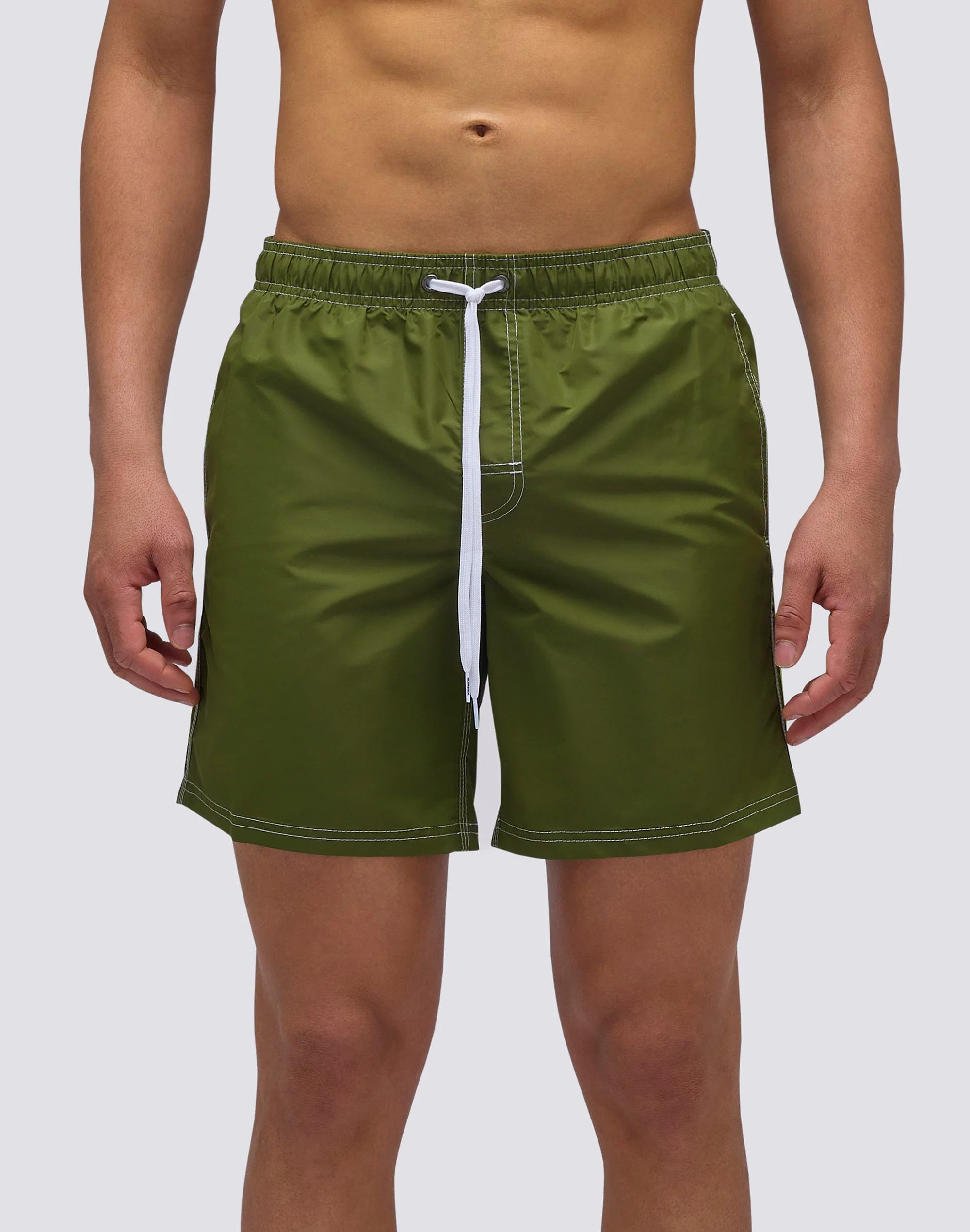 ICONIC TAFFETA MID-LENGTH ELASTIC WAIST SWIMSUIT - Image 2