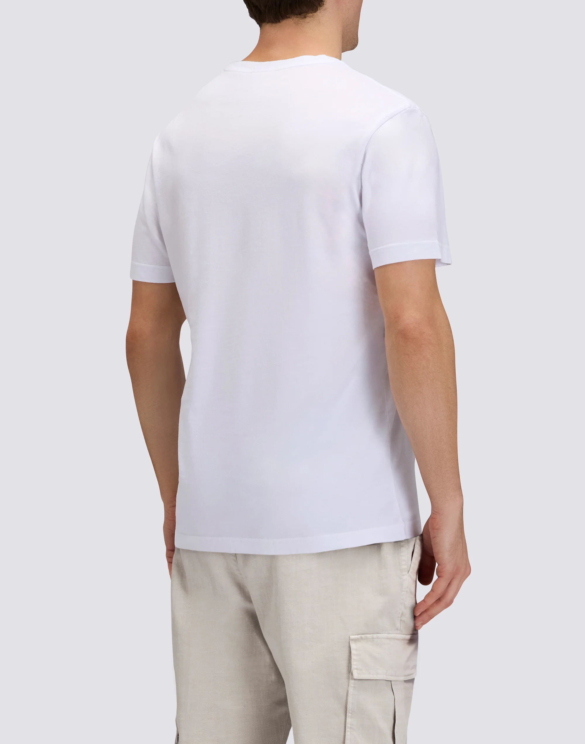 PLAIN T-SHIRT IN PIMA COTTON - Image 3