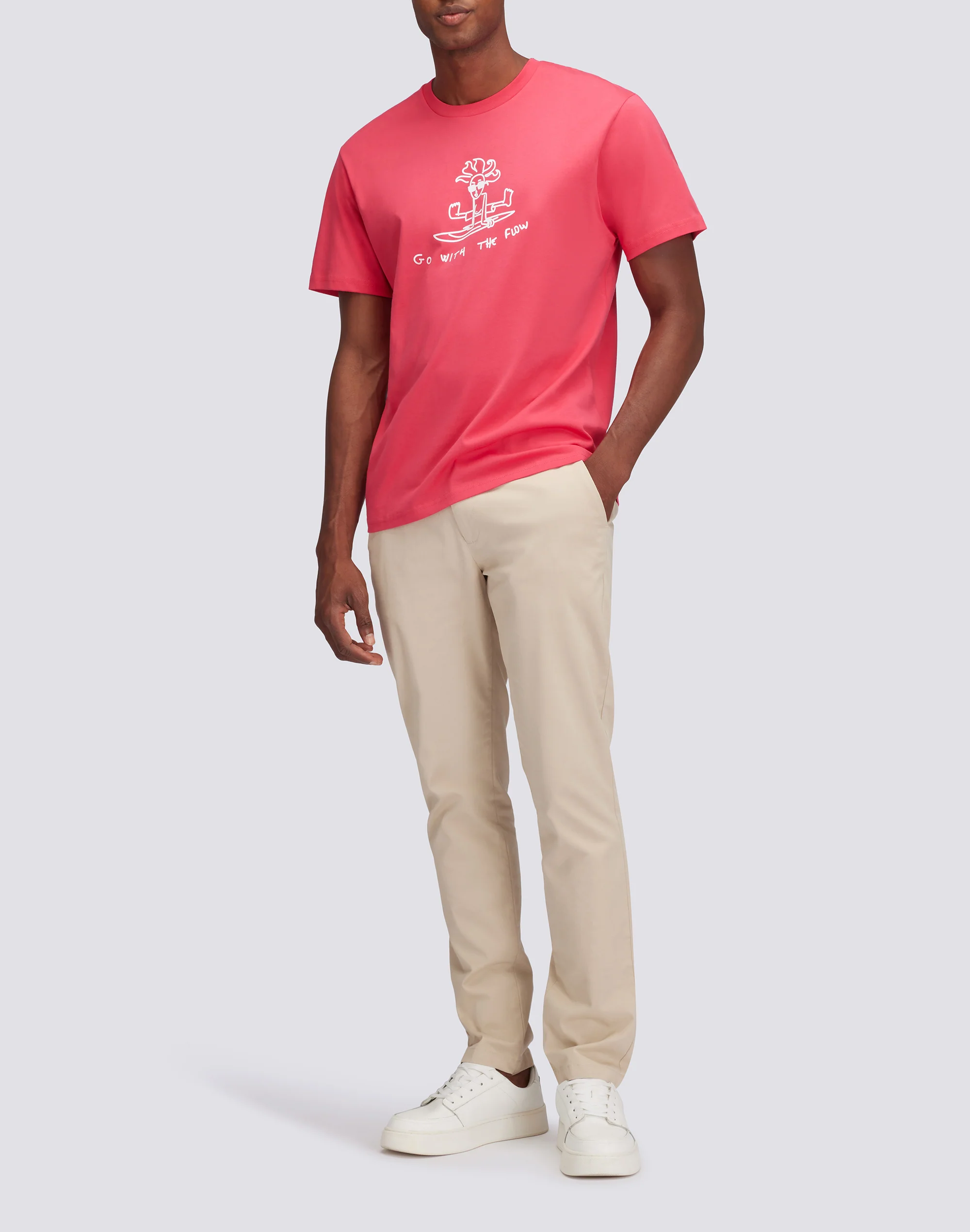 GO WITH THE FLOW PRINTED T-SHIRT - Image 4