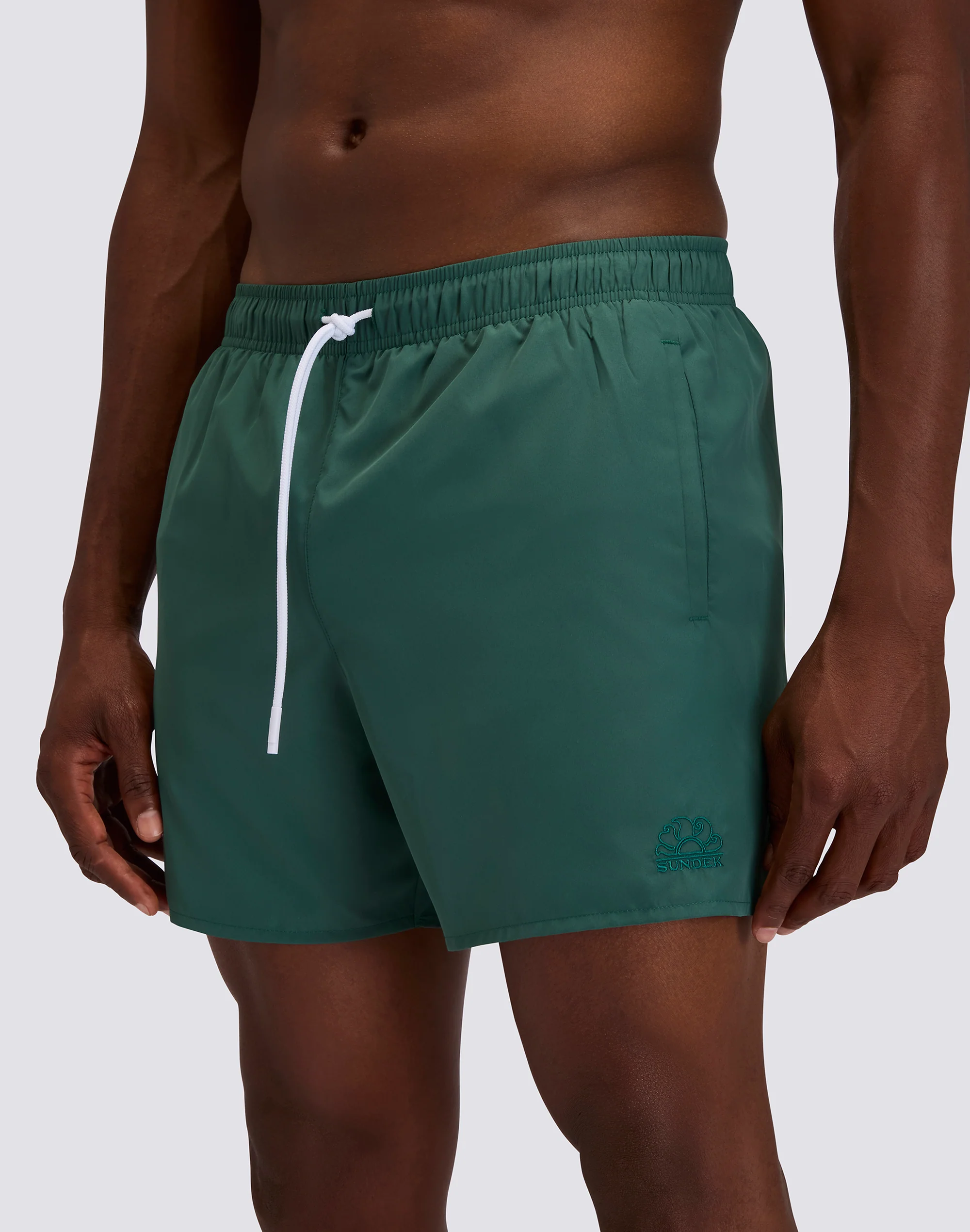 SHORT SWIMSHORTS WITH ELASTICATED WAIST AND MANOPESCA - Image 3