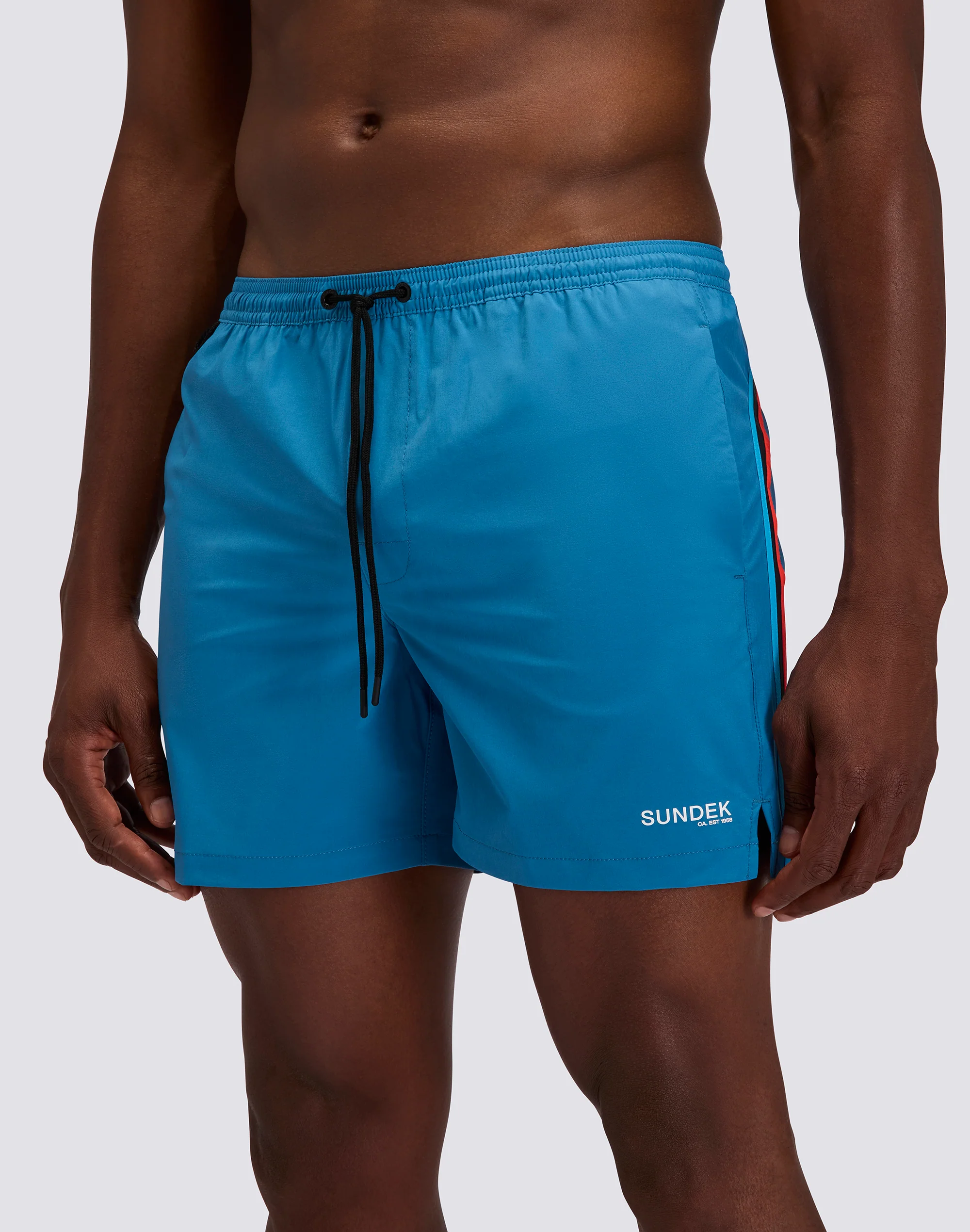 MEN'S SWIMSHORTS WITH STRETCH FABRIC, ELASTICATED WAIST AND REMOVABLE CASE - Image 3