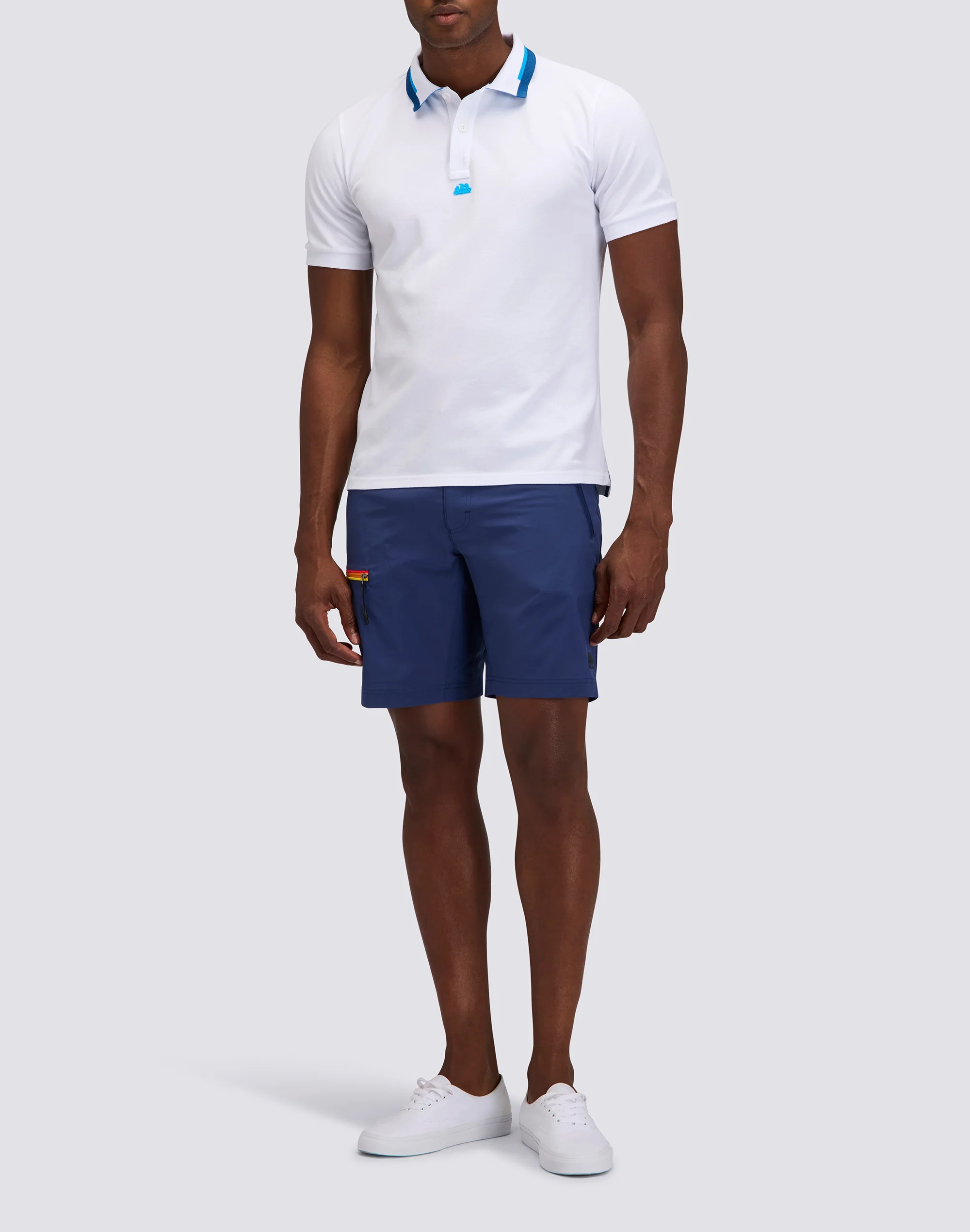 COMBINED PIQUÉ COTTON POLO SHIRT - Image 4