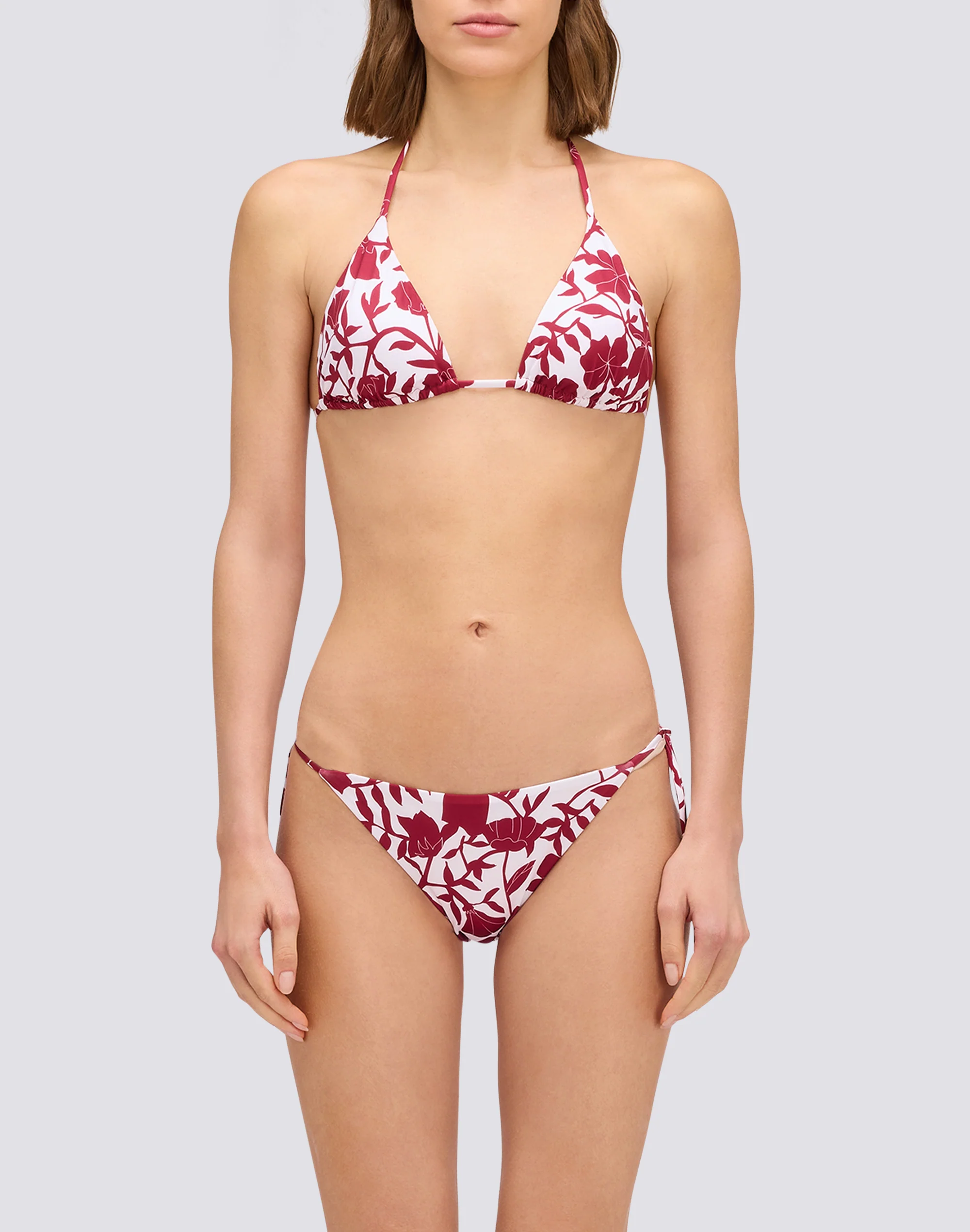 ANITA - BIKINI BOTTOMS WITH ADJUSTABLE SIDES IN PATCHY FLOWERS PRINT - Image 2
