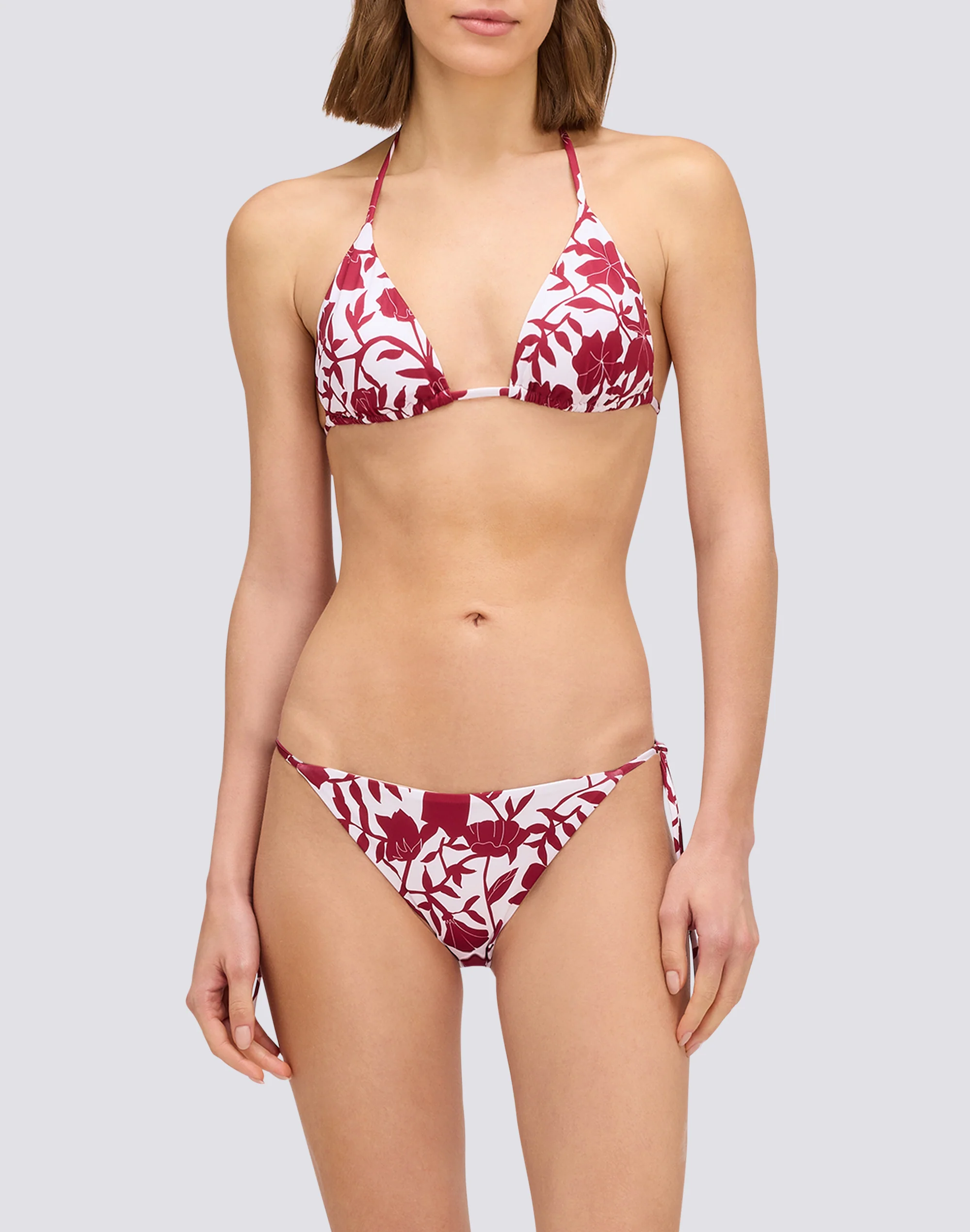 ANITA - BIKINI BOTTOMS WITH ADJUSTABLE SIDES IN PATCHY FLOWERS PRINT - Image 4
