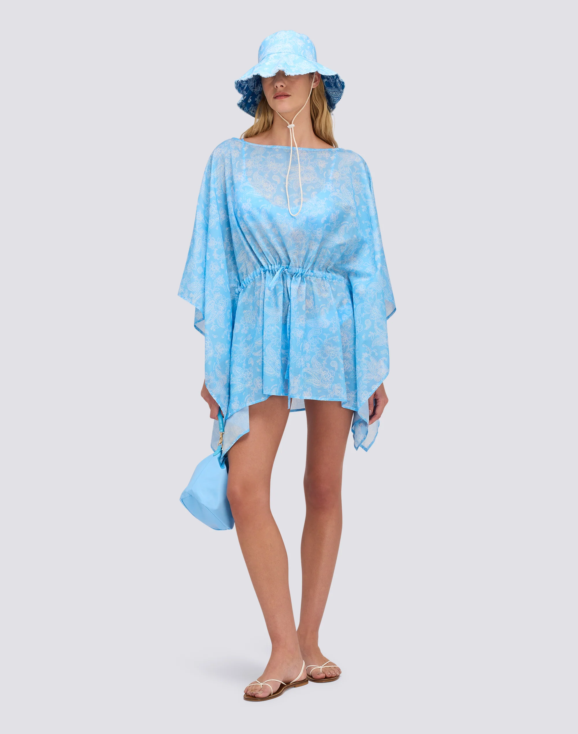 WOMEN'S BUTTERFLY DRESS WITH HIBI PAISLEY PRINT - Image 4