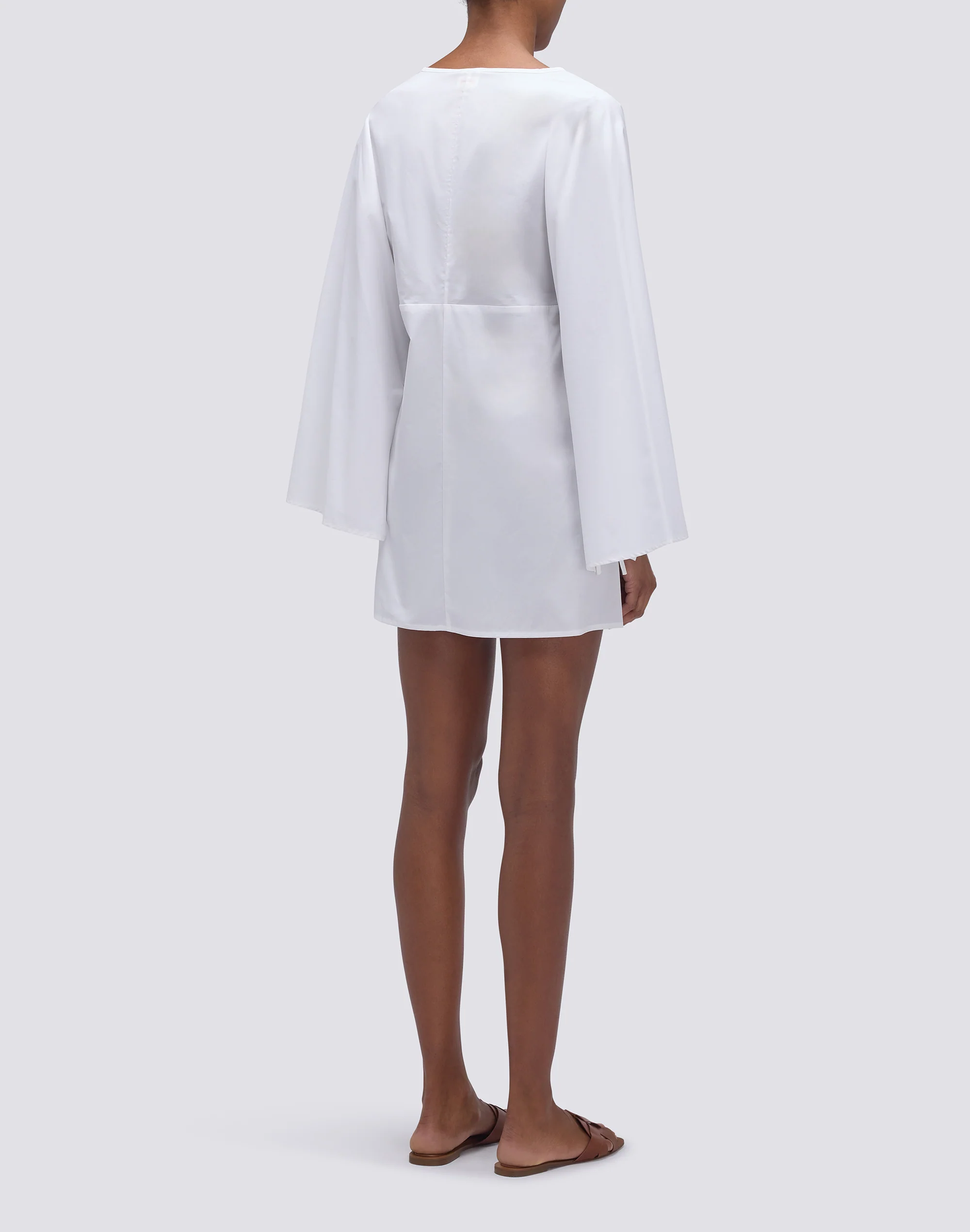 POPELINE SHORT DRESS - Image 3
