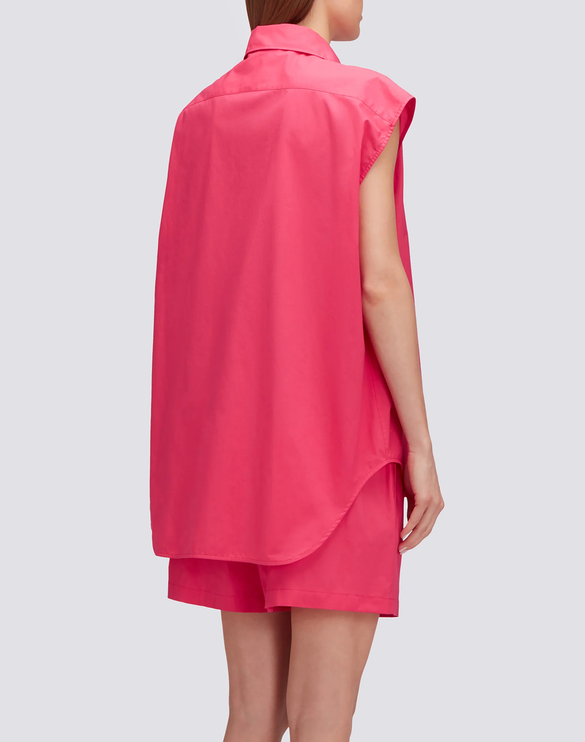 SLEEVELESS POPLIN SHIRT - Image 3