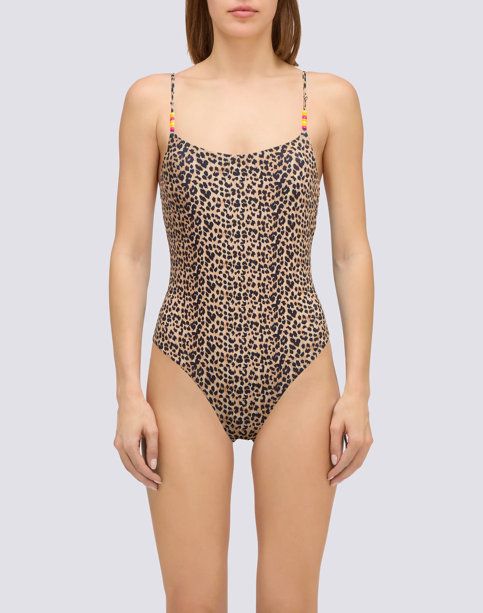 SWEET LEOPARD PRINT ONE-PIECE SWIMSUIT