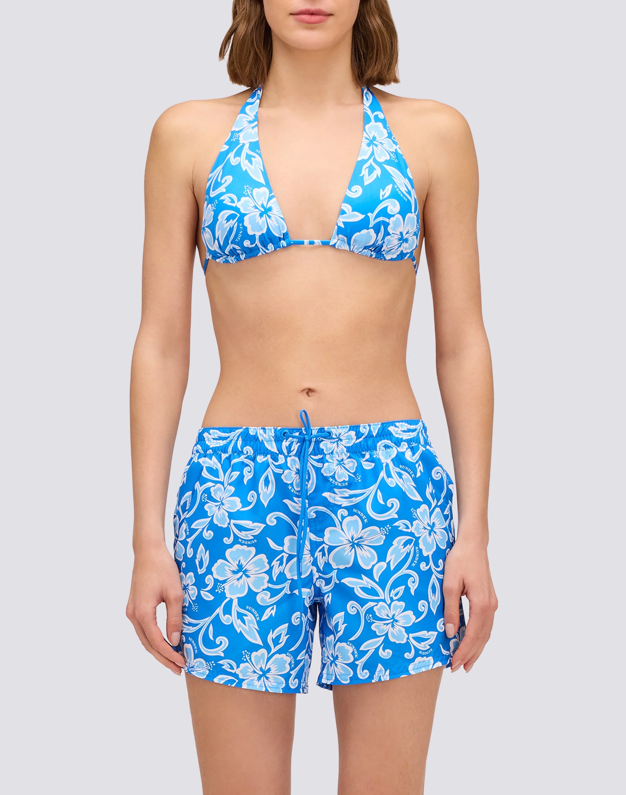 COAST - REPREVE® HIBISCUS SK23 PRINT BEACH SHORTS - Image 2