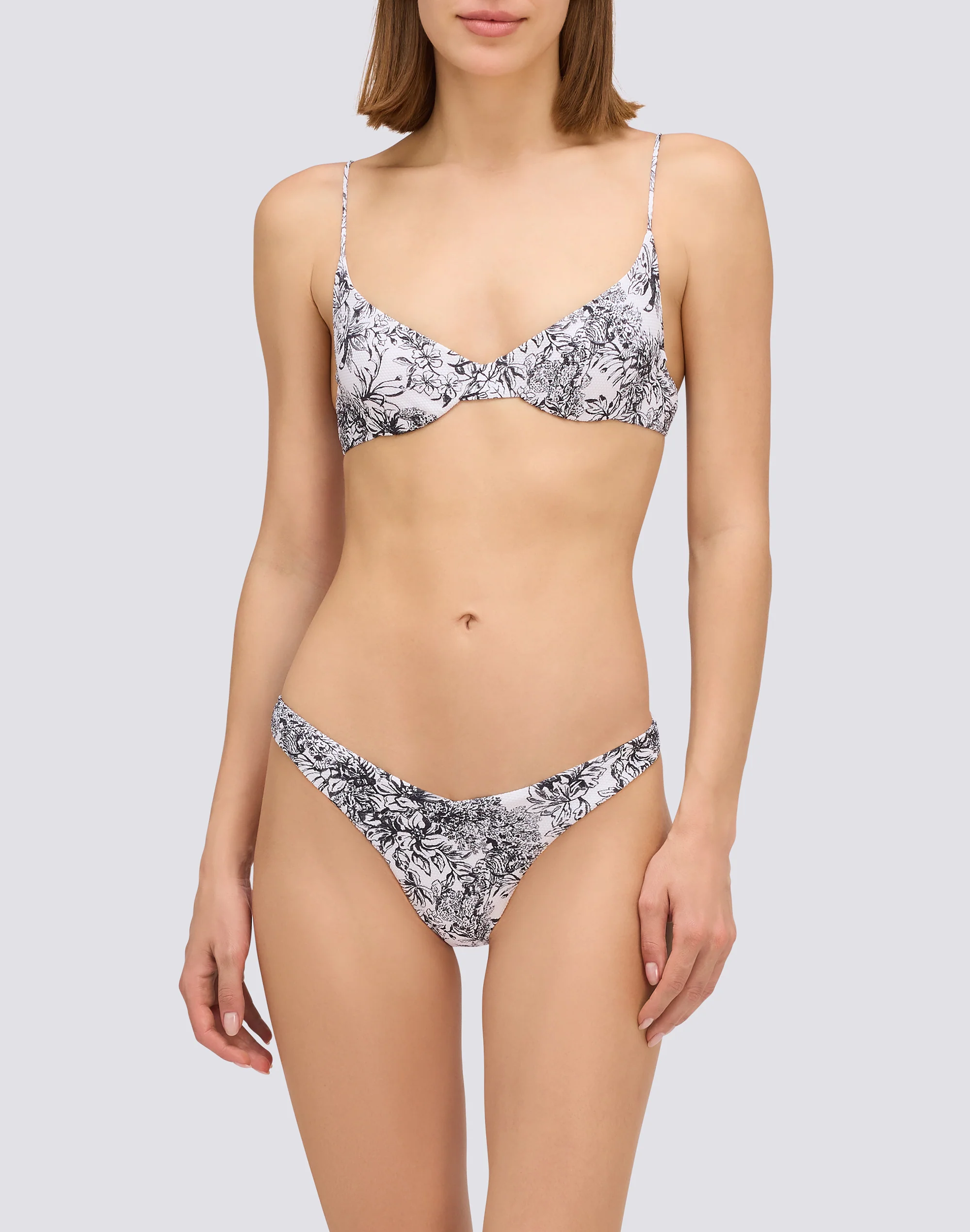LOREN - FLEUR DE JOIE HIGH-WAISTED BIKINI - Image 4