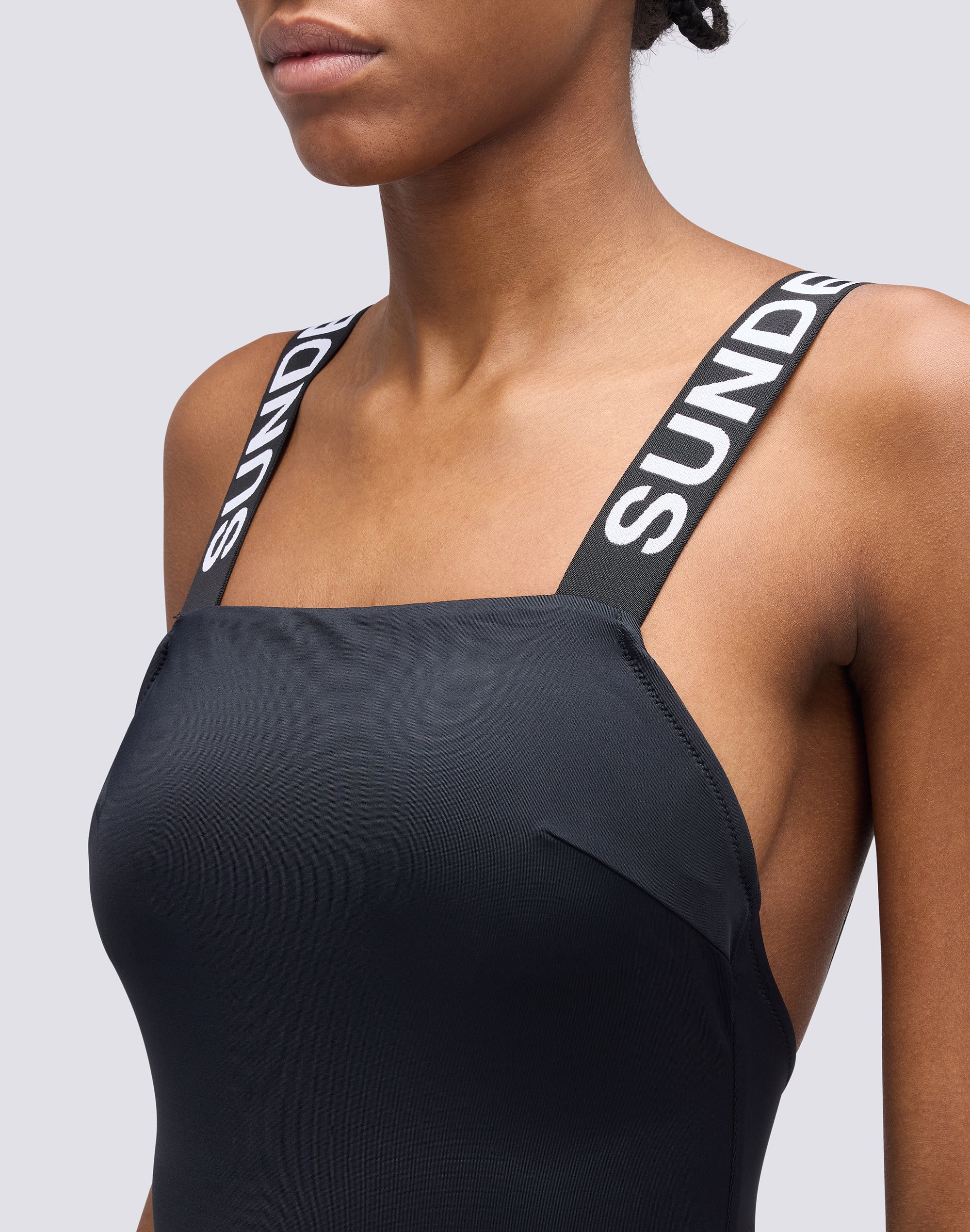 MARYLIN LOGO ELASTIC ONE-PIECE - Image 4