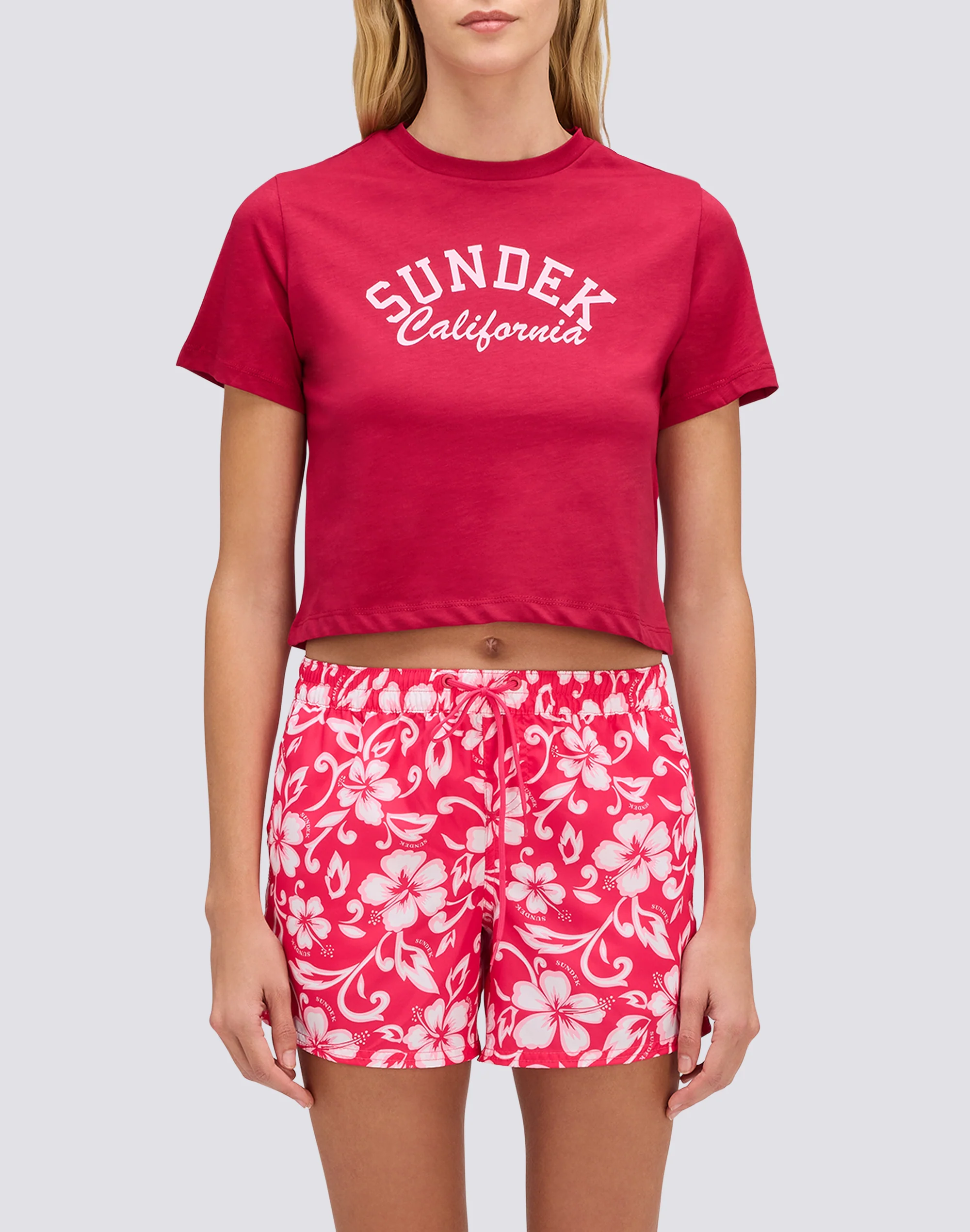 WOMEN'S CROPPED VINTAGE WASH T-SHIRT